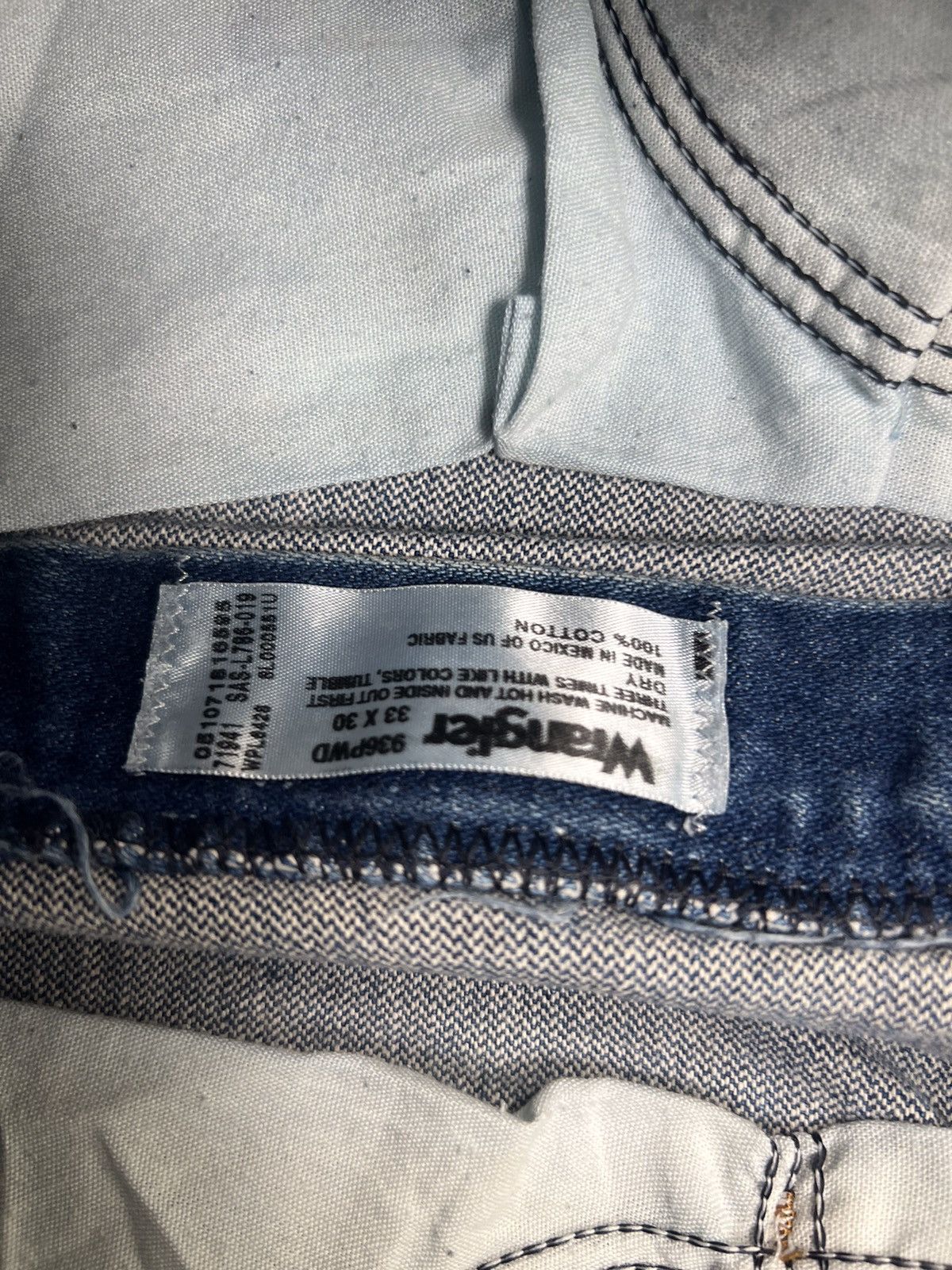 Wrangler Rare vintage wrangler cow boy denim pants Size US 32 / EU 48 - 8 Thumbnail