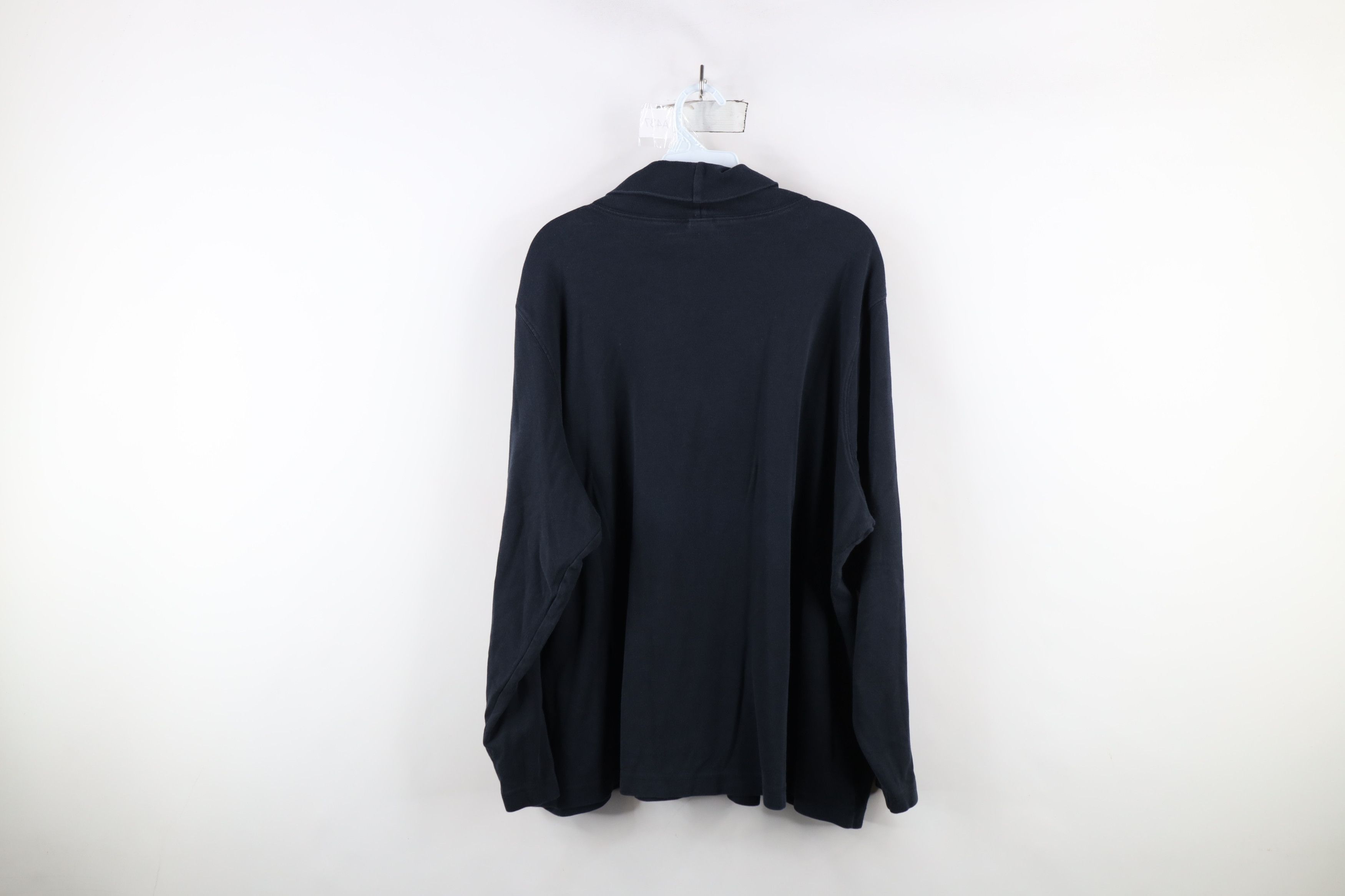 Lands' End × Vintage Vintage 90s Lands End Long Sleeve Turtleneck T-Shirt Black Size 3XL / US 20-22 - 11 Thumbnail