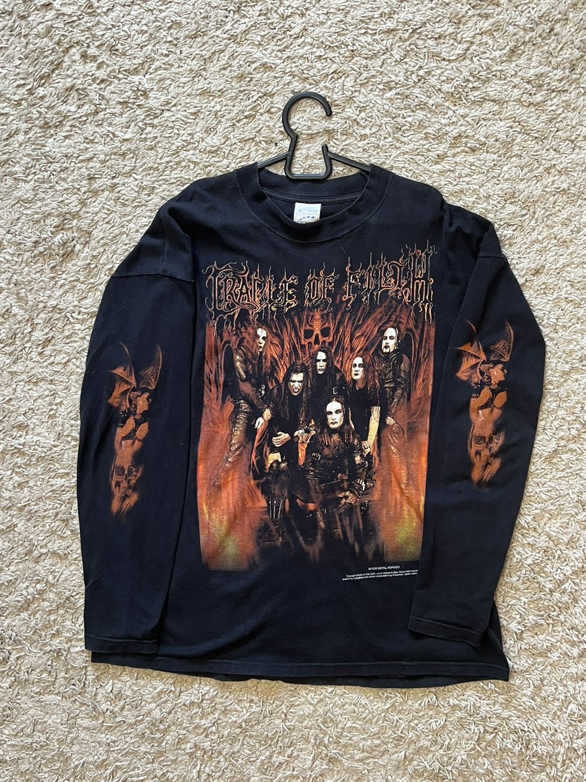 Band Tees Vintage 2001 Cradle Of Filth Metal Forget rare crazy Size US XL / EU 56 / 4 - 1 Thumbnail