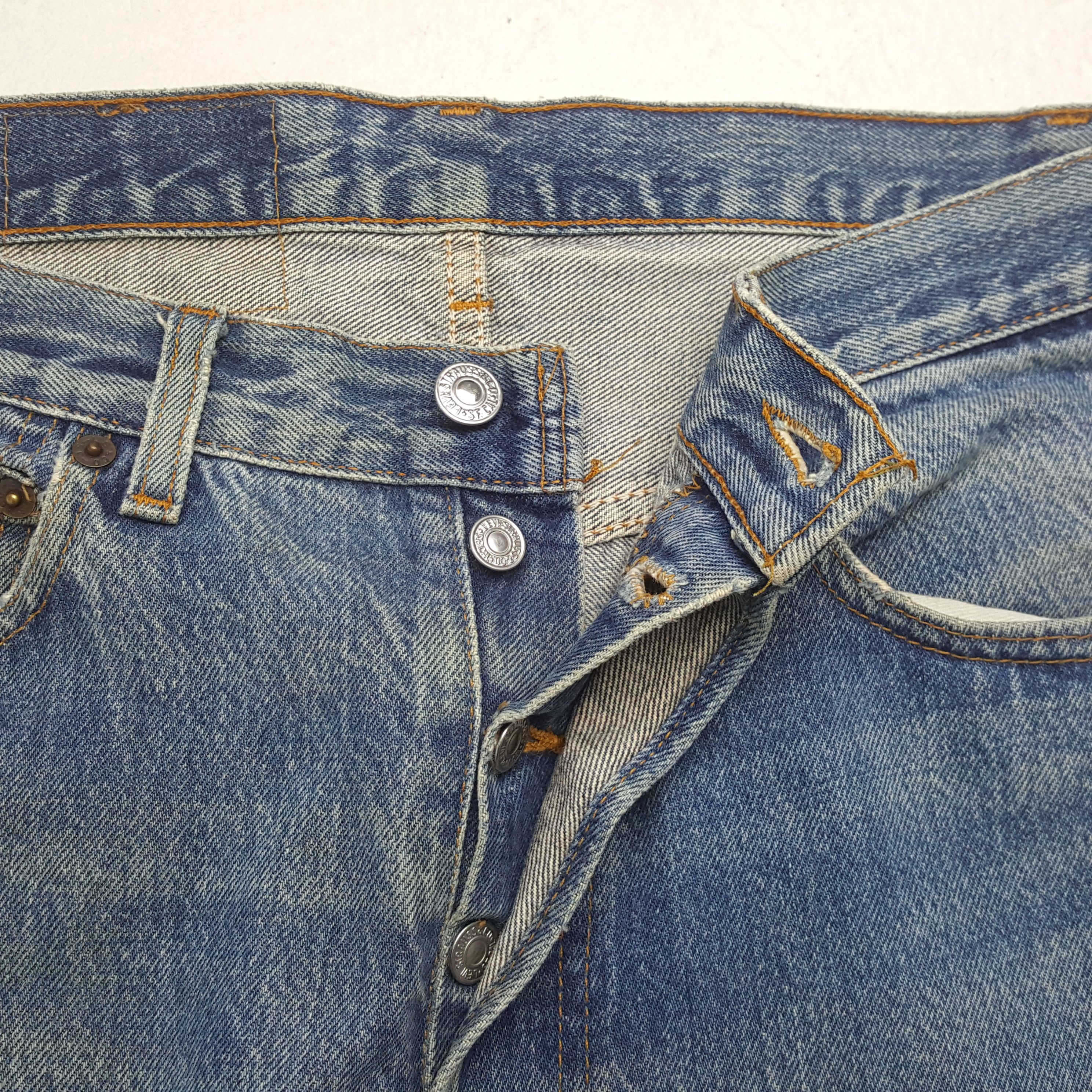 Levi's Levis Streetwear Style Distressed Jeans RR9 Size US 33 - 12 Thumbnail