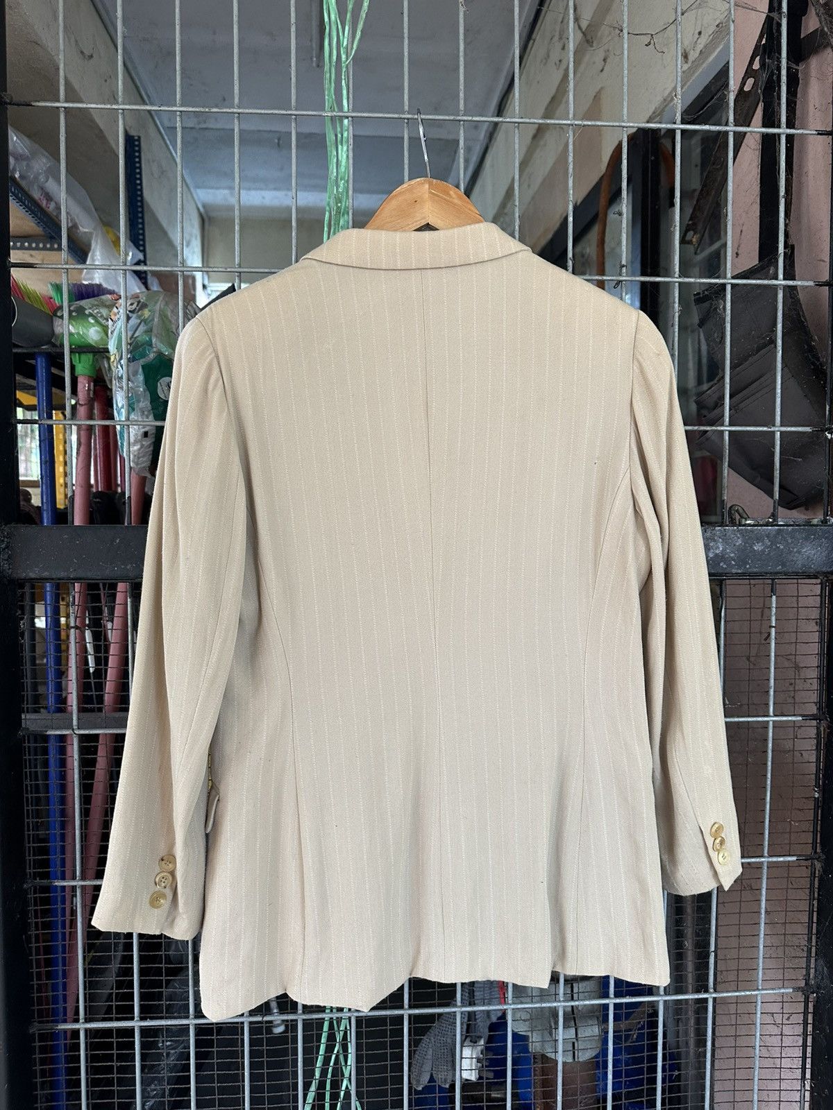 Burberry Burberry Prorsum Cream Blazer Jacket (Woman) Size US M / EU 48-50 / 2 - 7 Thumbnail