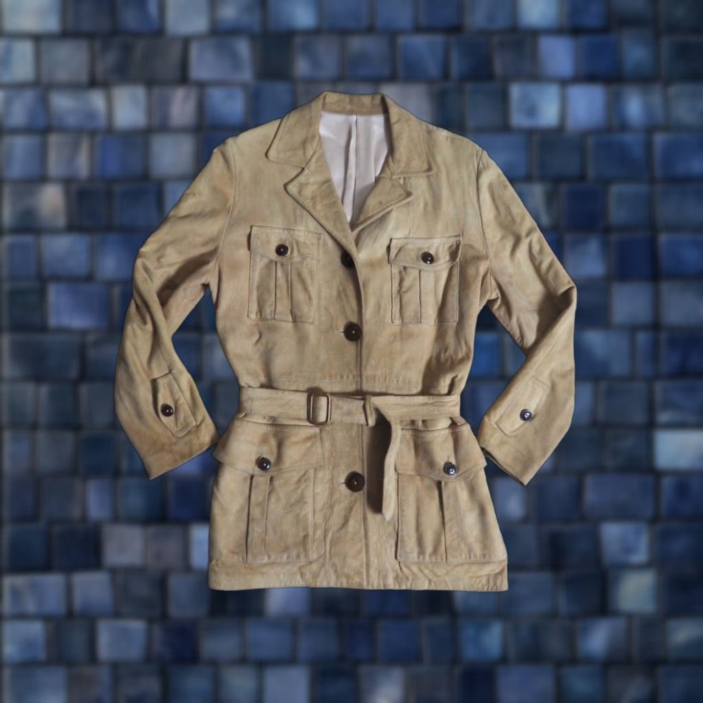 Scully VTG 60s 70s Scully Leather Coat Brown Suede Hippy Boho Womens S Coat Size S / US 4 / IT 40 - 1 Thumbnail