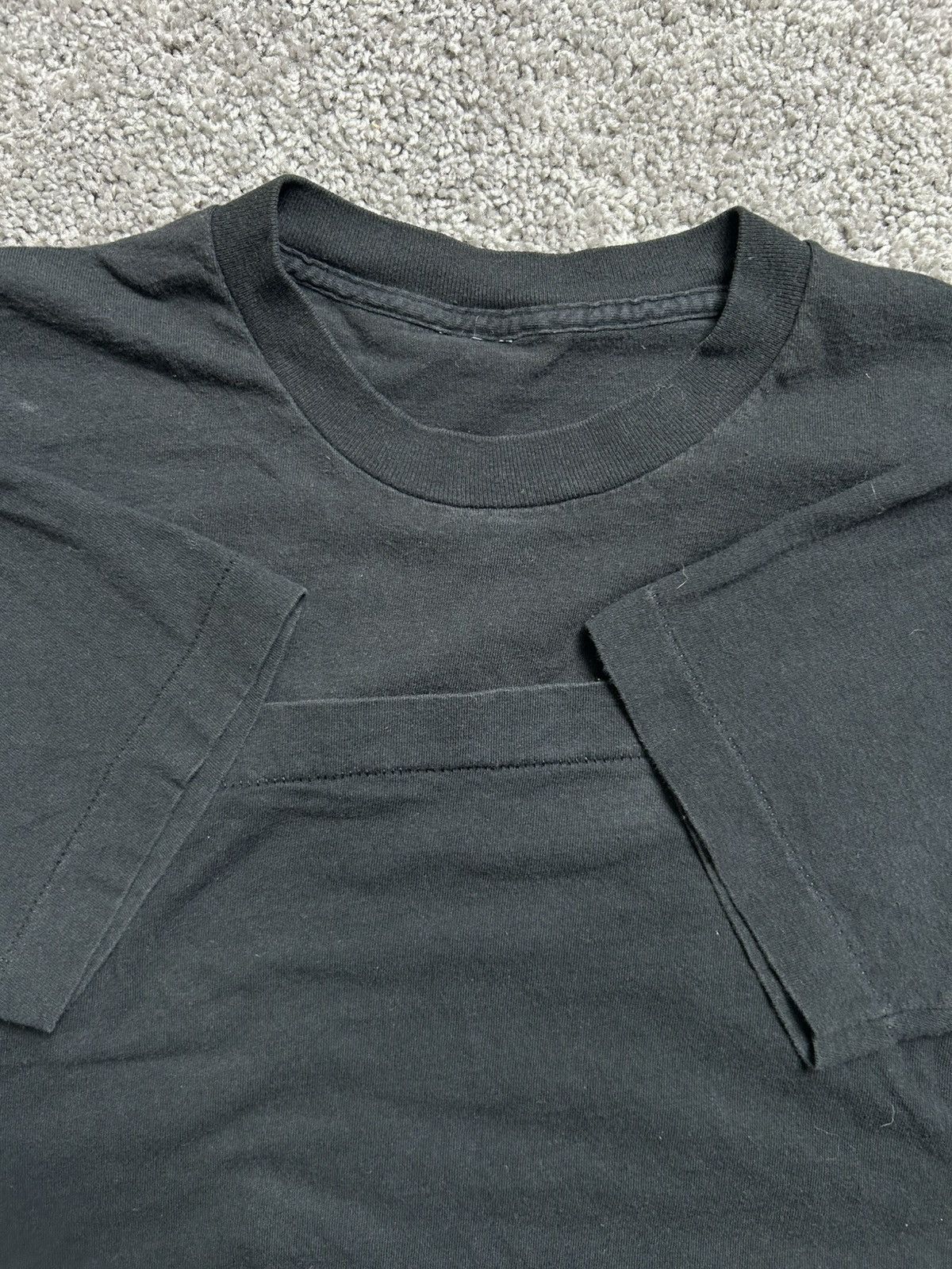 Vintage Vintage 80s/90s Blank Selvedge Pocket Tee Size US M / EU 48-50 / 2 - 5 Thumbnail