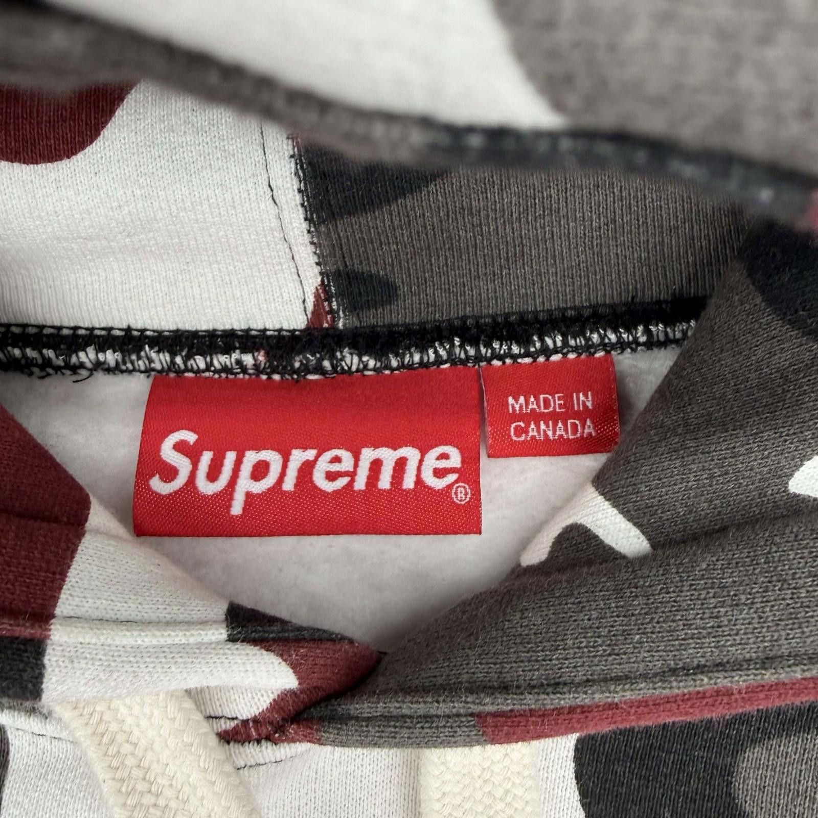 Supreme Supreme Small Box Hooded Drawcord 'Red Camo' XL Size US XL / EU 56 / 4 - 4 Thumbnail