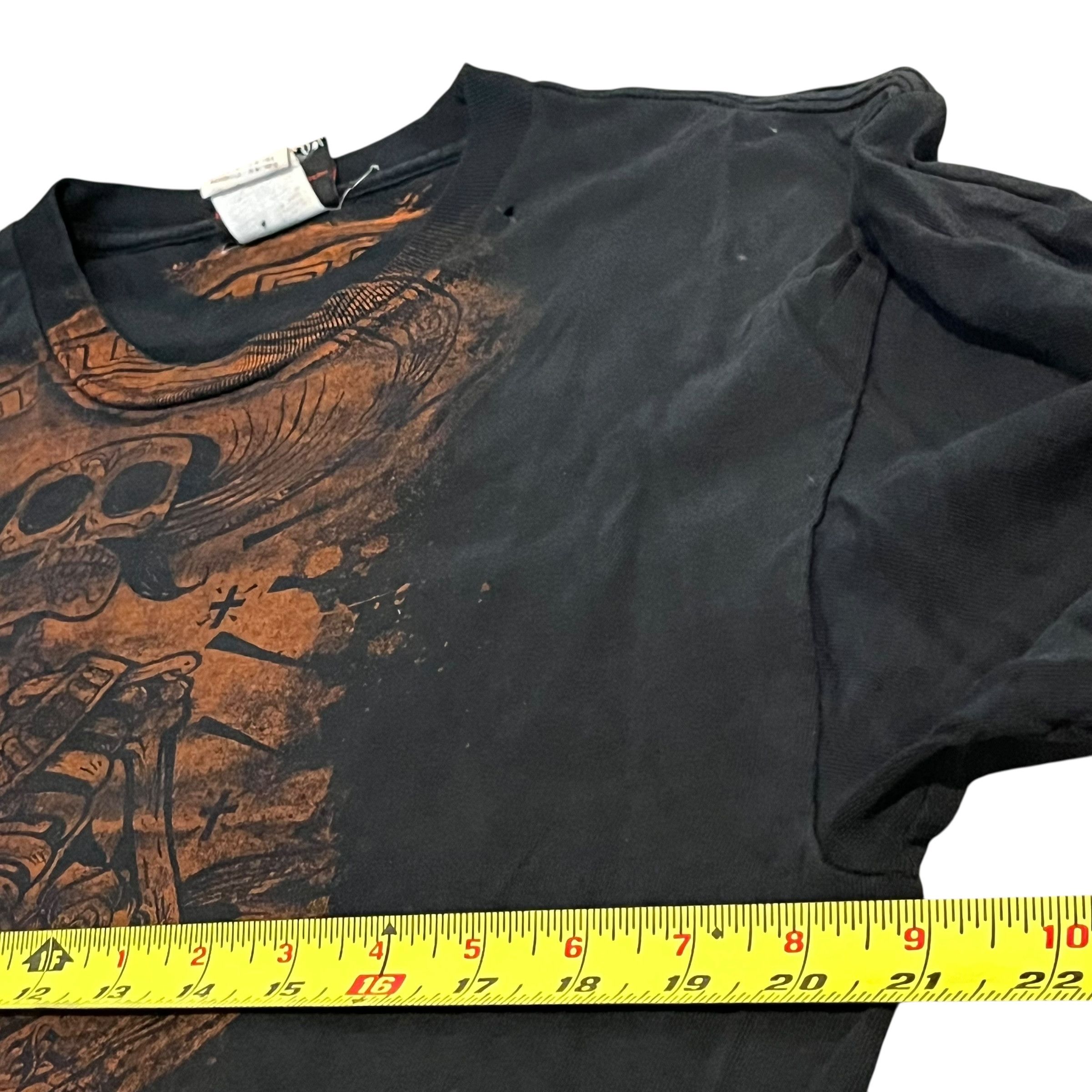 Vintage VINTAGE Miami Ink Skeleton Bandito T Shirt Size US L / EU 52-54 / 3 - 7 Thumbnail