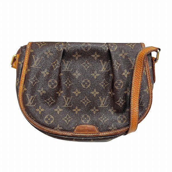 Louis Vuitton Louis Vuitton Menilmontant Monogram Shoulder Bag Textile Shoulder Bag M40474 DUTY FREE for USA