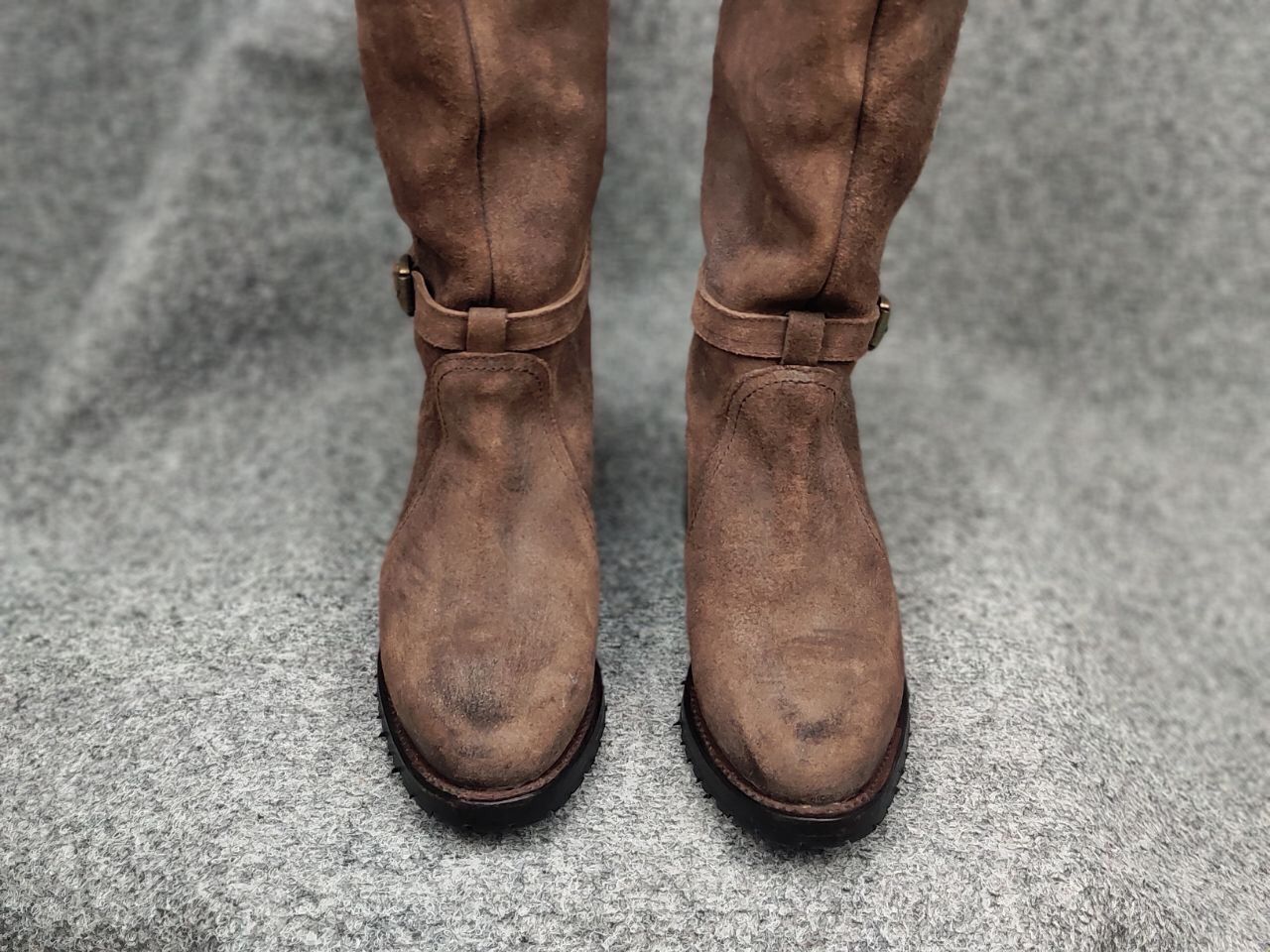 Sendra Sendra Riding Casual High boots womens Brown Suede Leather Size US 6 / IT 36 - 11 Thumbnail