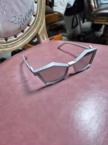 Electric Visual Irregular Rim Punk Sunglasses Size ONE SIZE - 3 Thumbnail