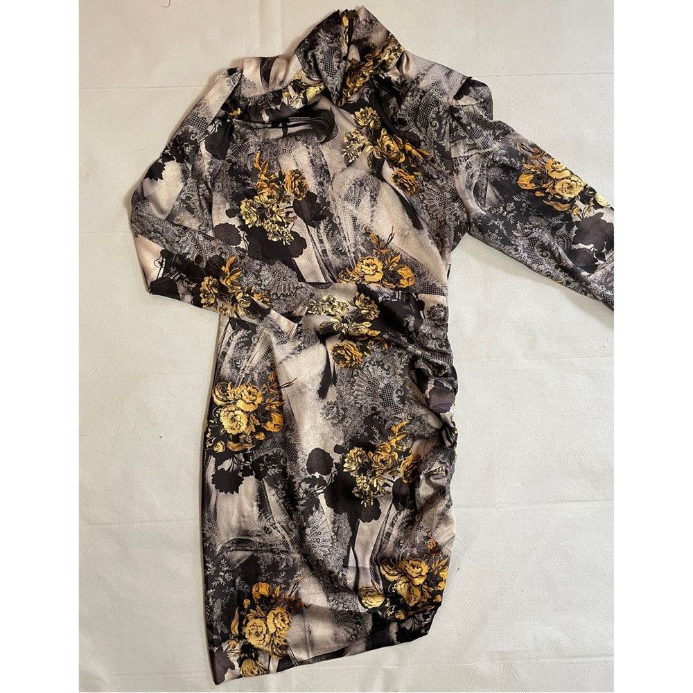 Guess NWT New $208 Marciano Aurora Printed Golden Rose Long Sleev Size M / US 6-8 / IT 42-44 - 8 Thumbnail