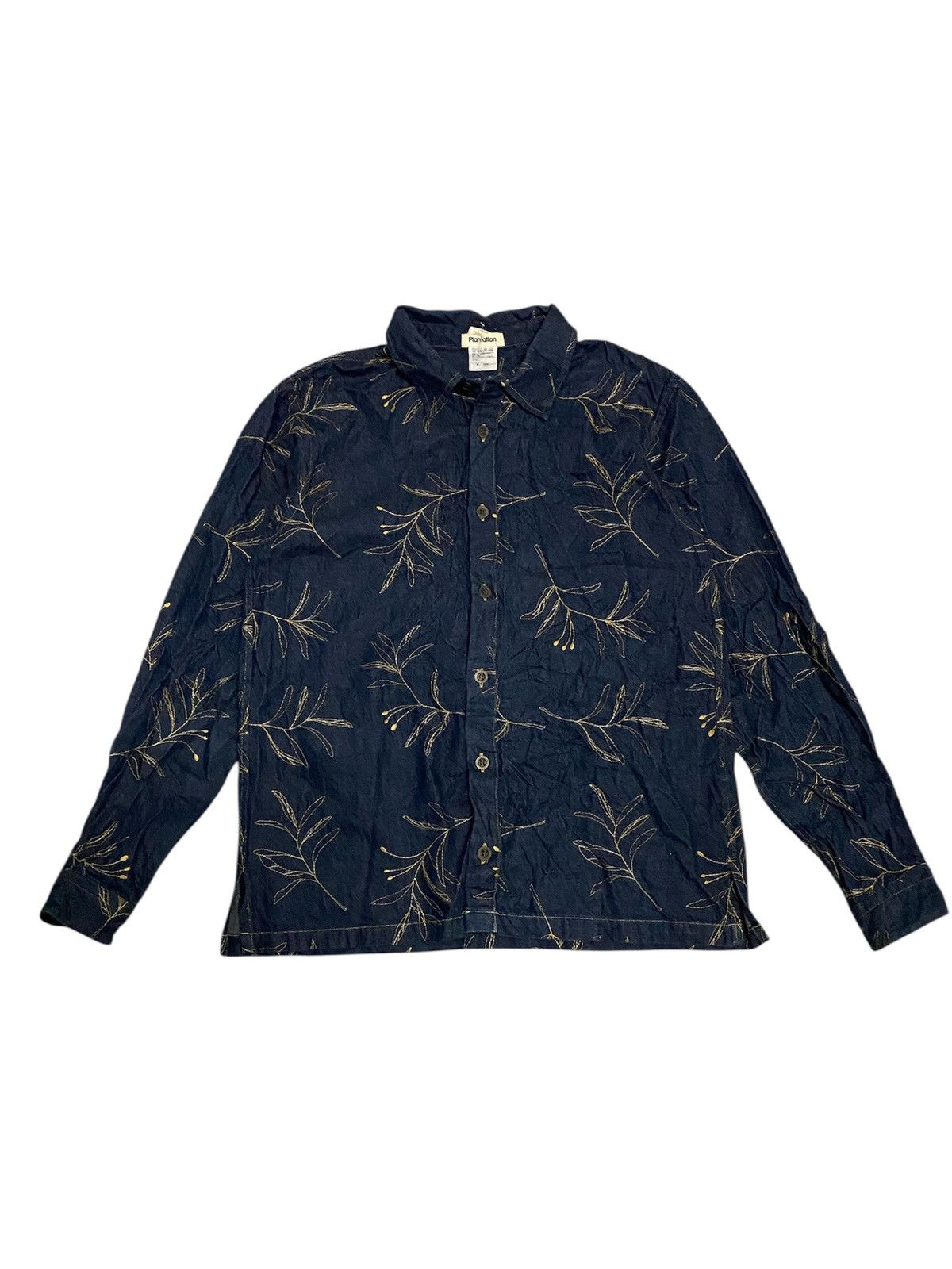 Issey Miyake Offer Plantation Issey Miyake Indigo Denim Shirt Size US M / EU 48-50 / 2 - 1 Thumbnail