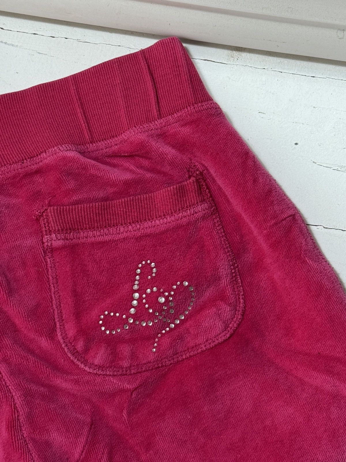 Other VINTAGE LIPSY VELOUR 2000s PINK PANTS Size 28" / US 6 / IT 42 - 12 Thumbnail