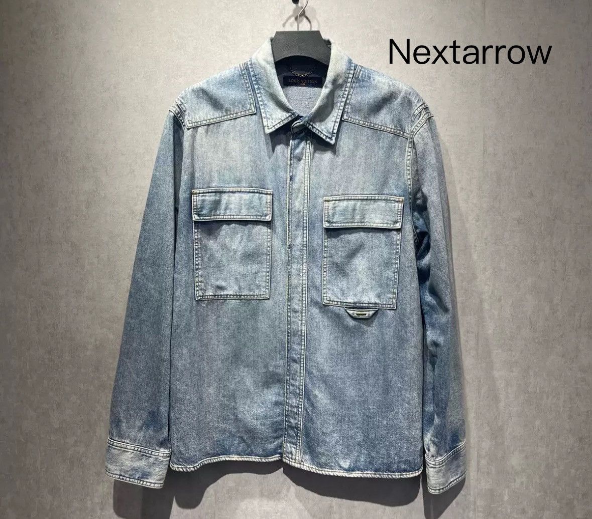 Louis Vuitton Louis Vuitton denim jacket long sleeved shirt Size US XXL / EU 58 / 5 - 1 Thumbnail