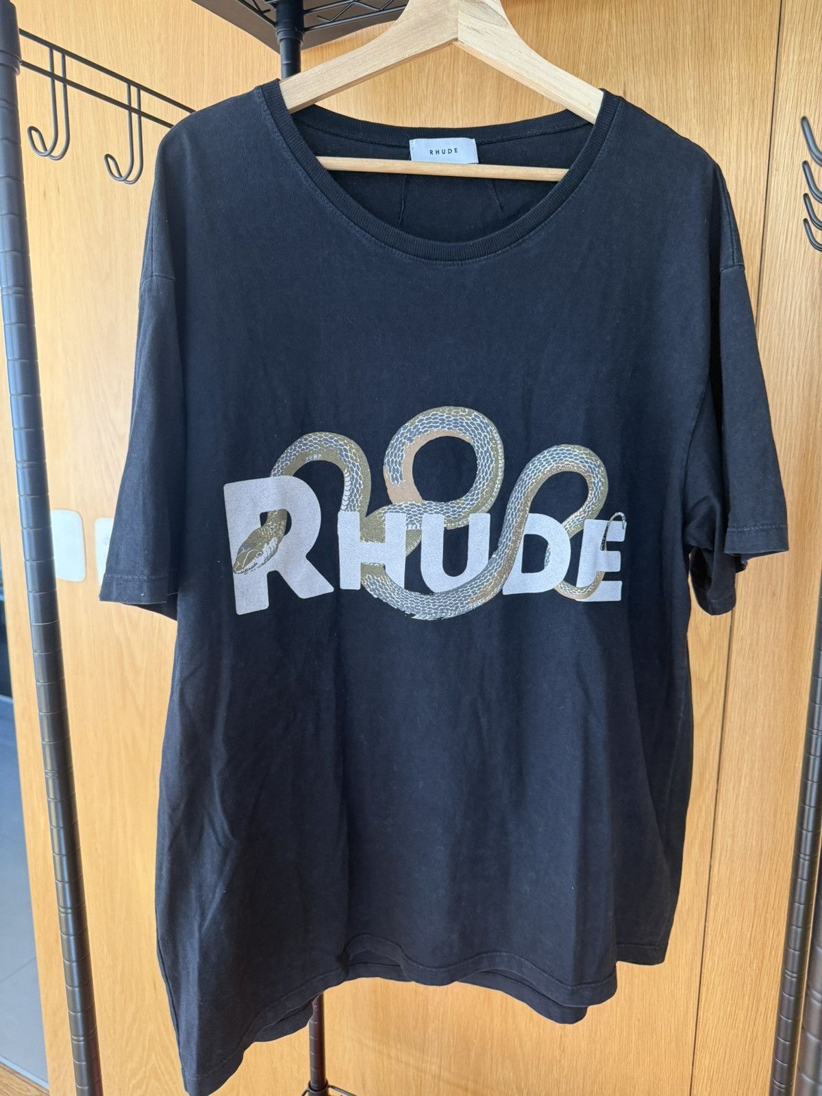 Rhude RHUDE snake logo tee - size M Size US M / EU 48-50 / 2 - 2 Thumbnail