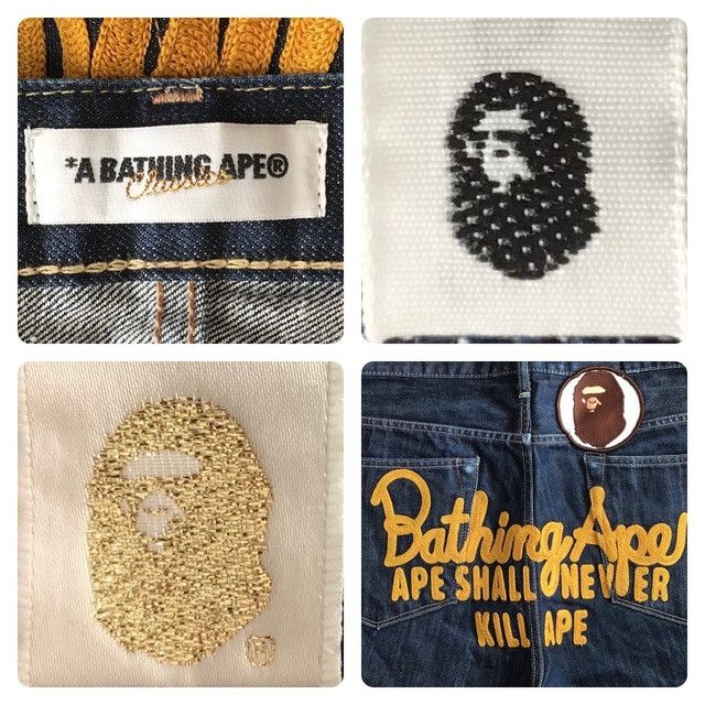 Bape BAPE Champion embroidered denim shorts a bathing ape ★size M Size US 32 / EU 48 - 8 Thumbnail