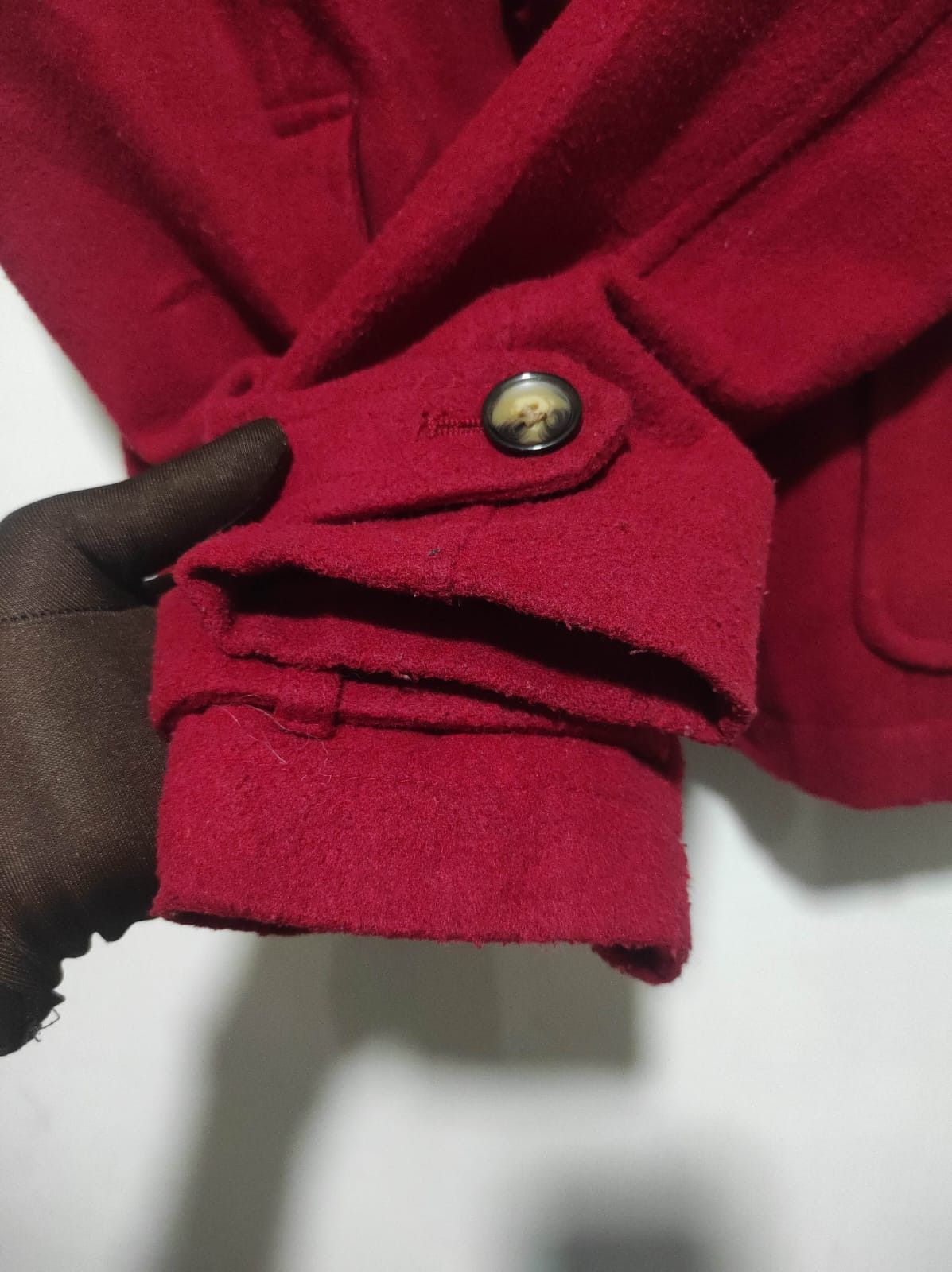 Japanese Brand Red Hoodie Duffle fur hoodie Ifsix LGB style Size US S / EU 44-46 / 1 - 9 Thumbnail