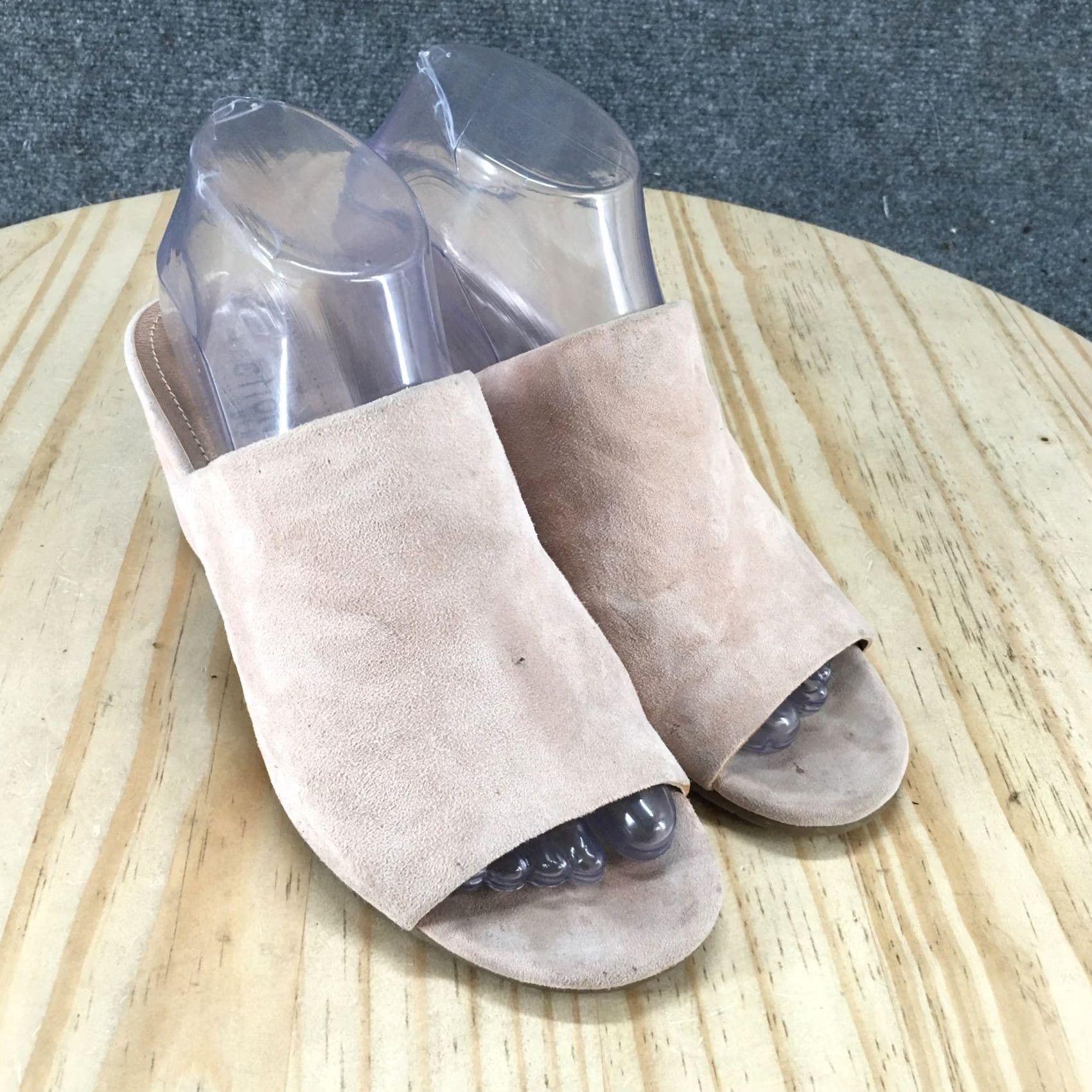 Kenneth Cole Reaction Kenneth Cole Sandals Womens 7.5M Mass Ter Mind Slides Pink Faux Leather Size US 8 / IT 38 - 3 Thumbnail