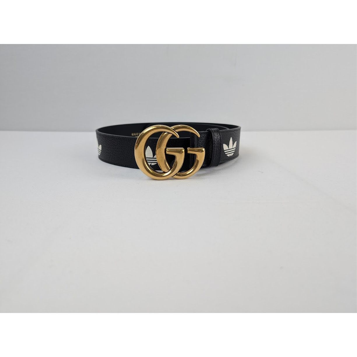 Adidas × Gucci o1rshd1 Size: 75 / M Belt W.40 GG Mar in Black Size 30 - 1 Thumbnail