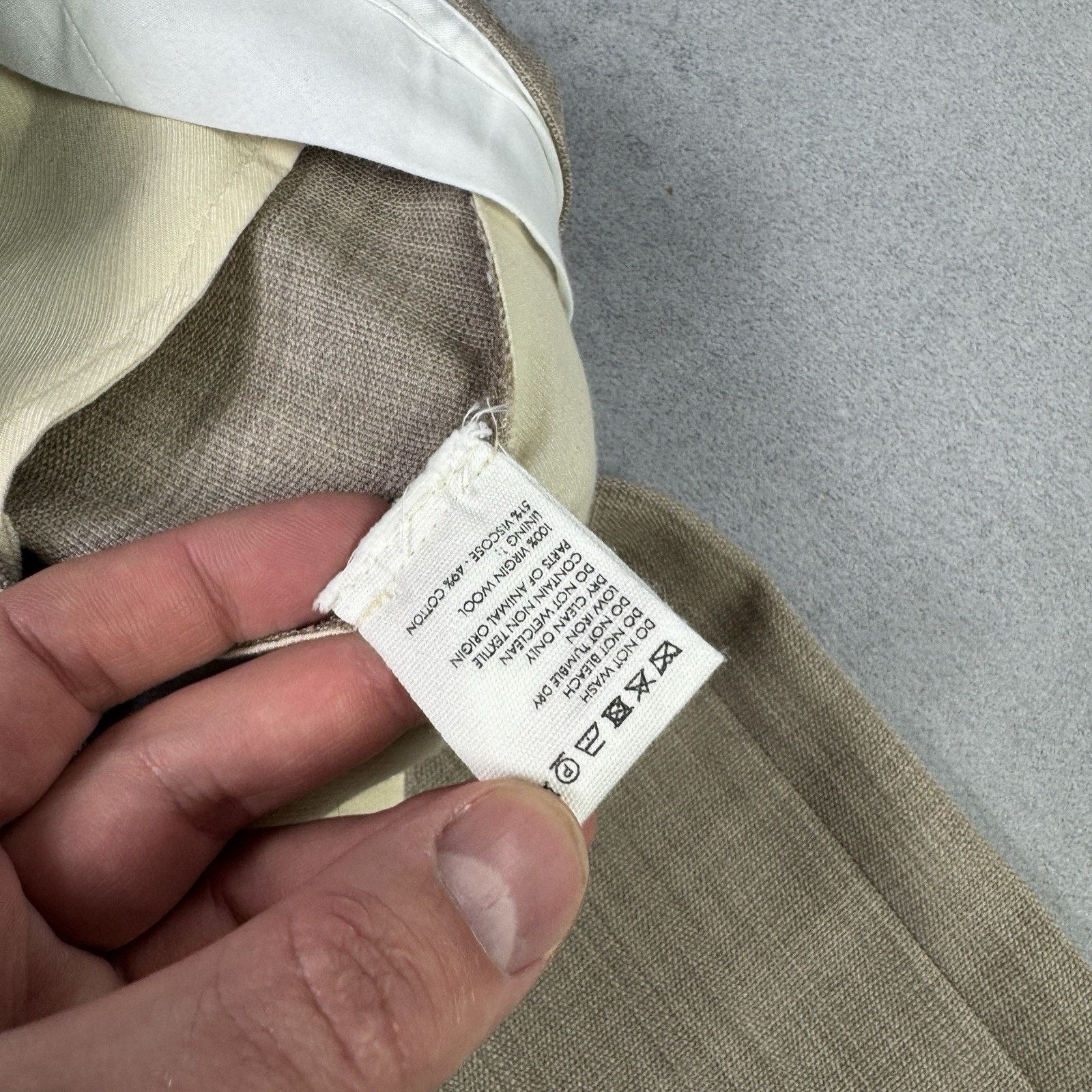 Jacquemus JACQUEMUS Le Coup De Soleil Beige Pants Size 36 Wool Size 26" / US 2 / IT 38 - 11 Thumbnail