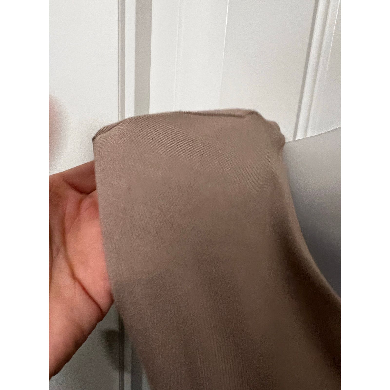 Lulus Taupe Sleeveless Padded Shoulder Bodysuit Fitted Waist Size S / US 4 / IT 40 - 5 Thumbnail