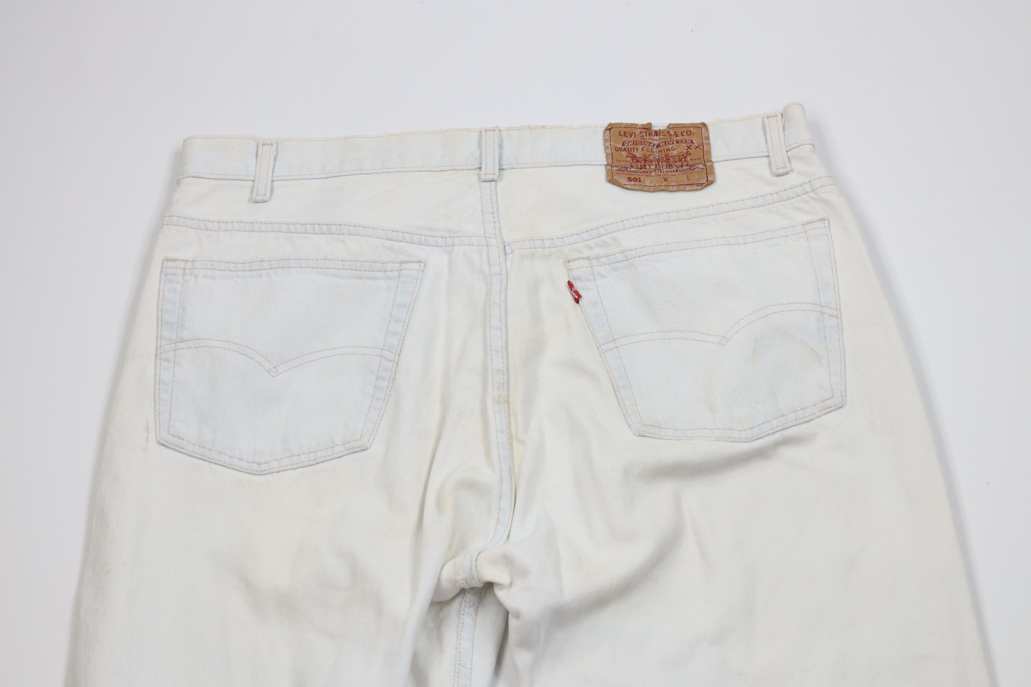 Levi's Vintage 90s Levis 501xx Button Fly Original Fit Jeans USA Size US 38 / EU 54 - 13 Thumbnail