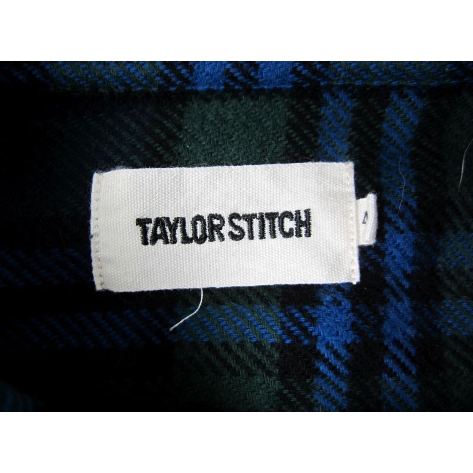Taylor Stitch Taylor Stitch Shirt 40 Mens Blue Green Plaid Flannel Organic Cotton 90s Size US L / EU 52-54 / 3 - 4 Thumbnail
