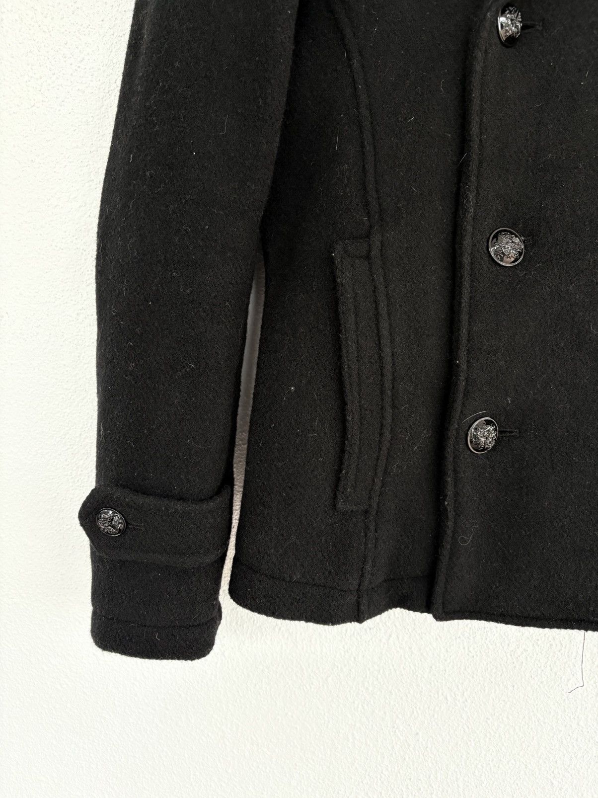 HARE Designer HARE Double Breasted Peacoat Wool Jacket Size US S / EU 44-46 / 1 - 3 Thumbnail