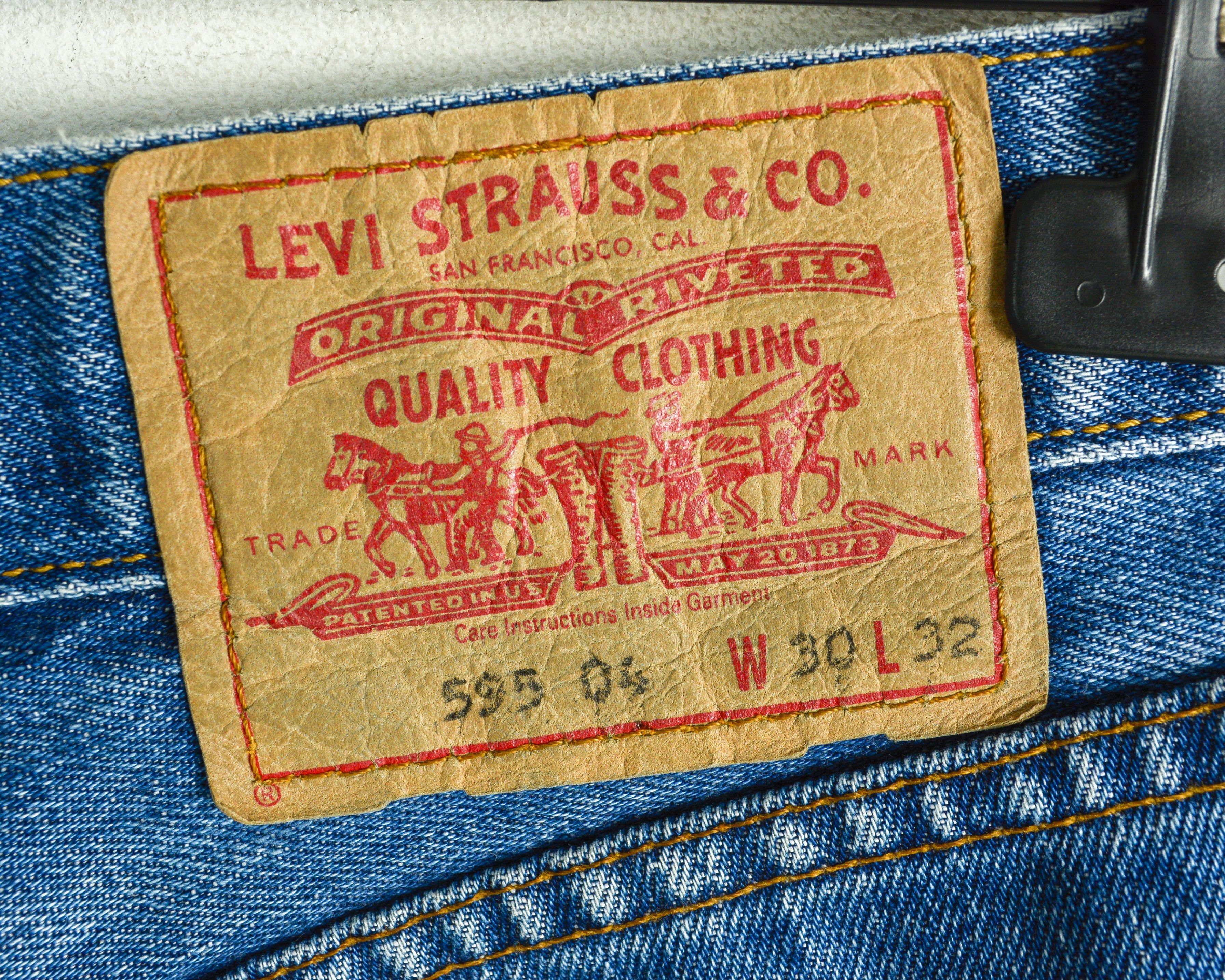 Levi's 595 04 Mens W30 L32 Slim Straight Jeans Denim Pants Trousers Size US 30 / EU 46 - 9 Thumbnail