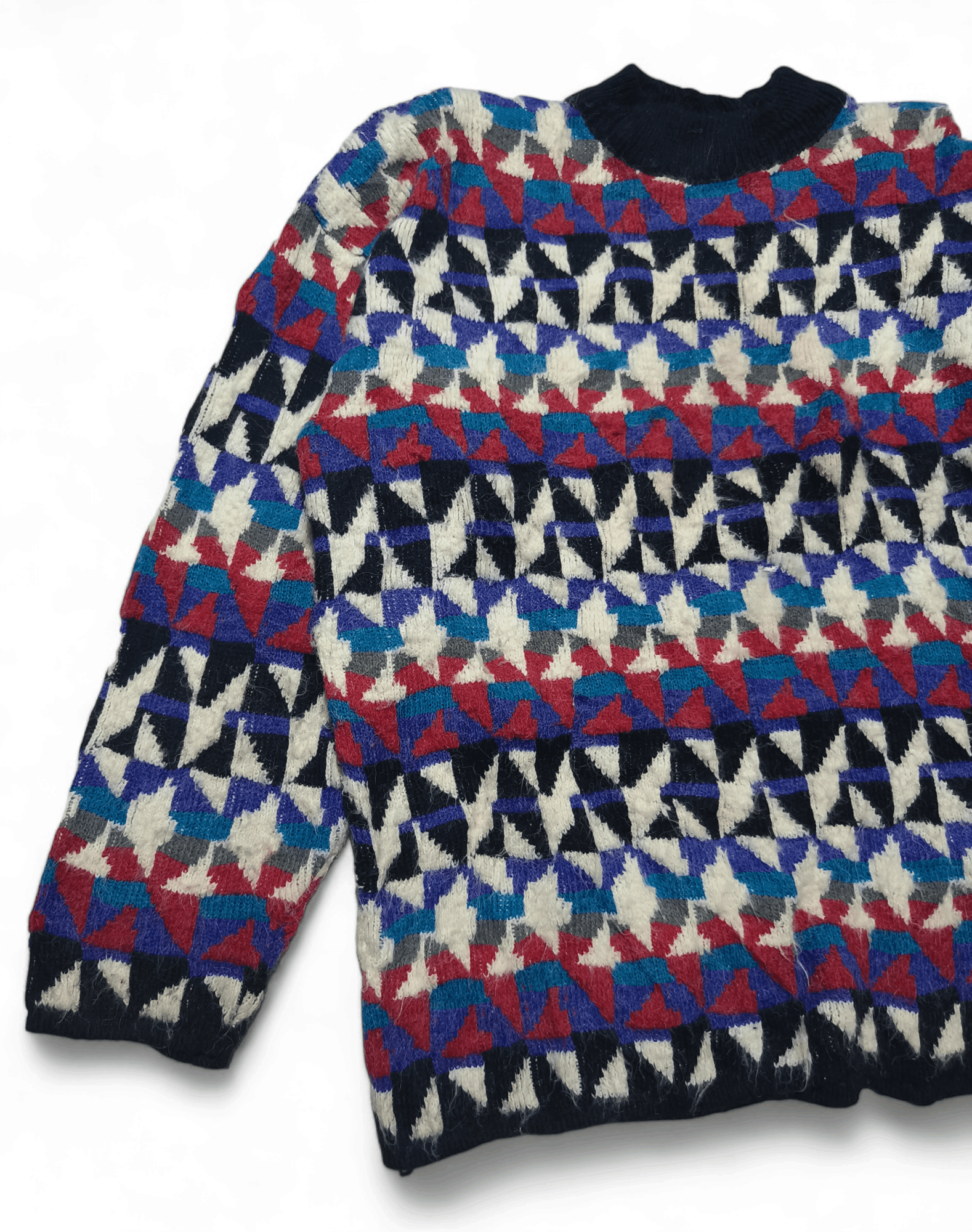 Other Vintage 80s KITTY HAWK WOMAN by Vivian Wang Knit Sweater Size XXL / US 16-18 / IT 52-54 - 4 Thumbnail