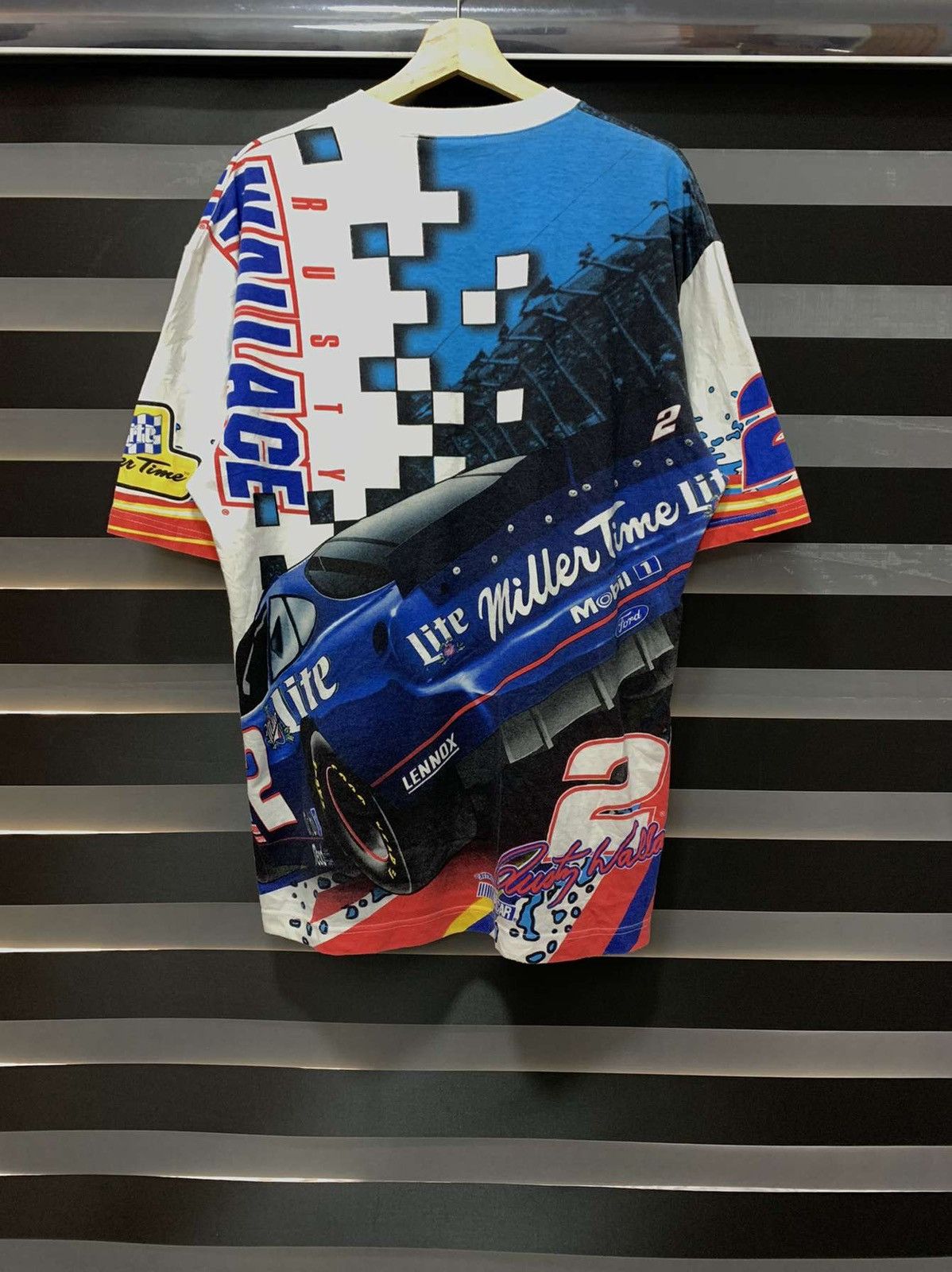Chase Authentics × NASCAR × Rusty Vintage 1996 Rusty Wallace Chase Authentics Racing Tee Sz L Size US L / EU 52-54 / 3 - 3 Thumbnail