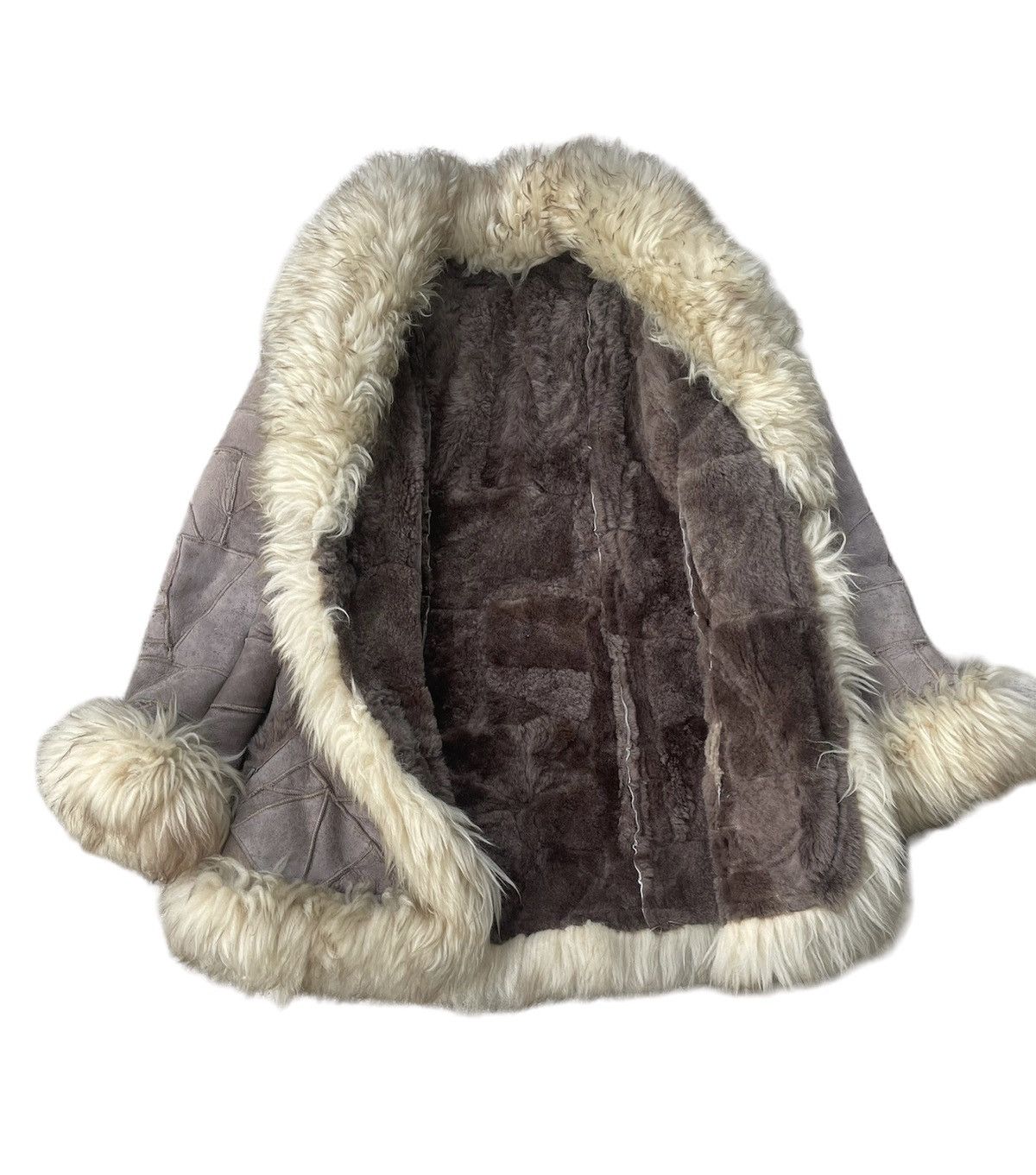 Japanese Brand Sheepskin Leather Fur Jacket Saga Fox Style Size US S / EU 44-46 / 1 - 3 Thumbnail