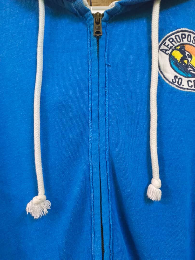 Aeropostale 💥AEROPOSTALE ZIP UP SWEATSHIRT HOODIE Size US XL / EU 56 / 4 - 3 Thumbnail