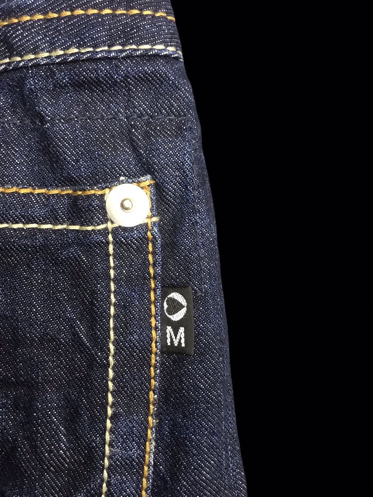 Designer × Japanese Brand × Morgan Homme 💥DENIM ART💥MORGAN HOMME SICK DOPE FADES CURVED DENIM F173 Size US 31 - 16 Thumbnail