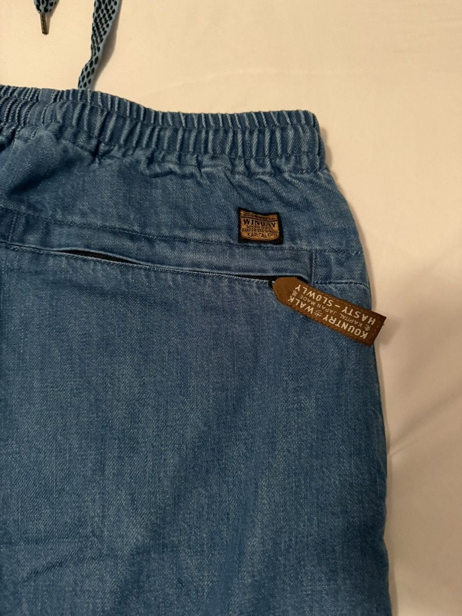 Kapital KAPITAL 11.5oz Denim Easy Pants Light Indigo Size 4 Size US 36 / EU 52 - 3 Thumbnail