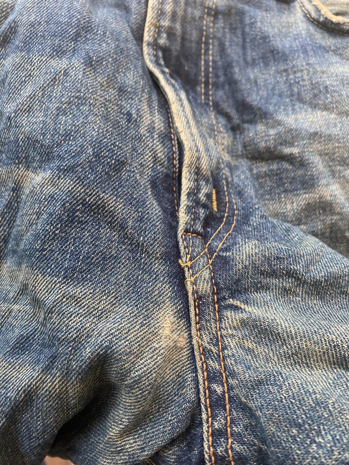 Edwin Edwin 505xx Selvedge Distressed Denim Size US 30 / EU 46 - 10 Thumbnail