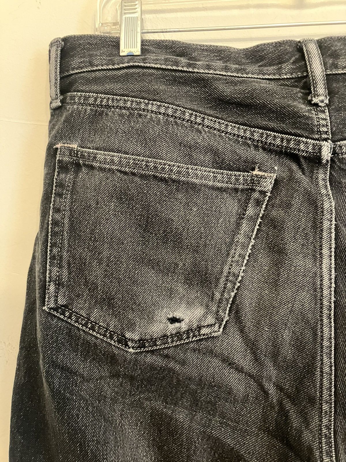 Acne Studios Acne Studios 1996 Vintage Black Regular Fit Jeans (SS22) Size US 34 / EU 50 - 10 Thumbnail