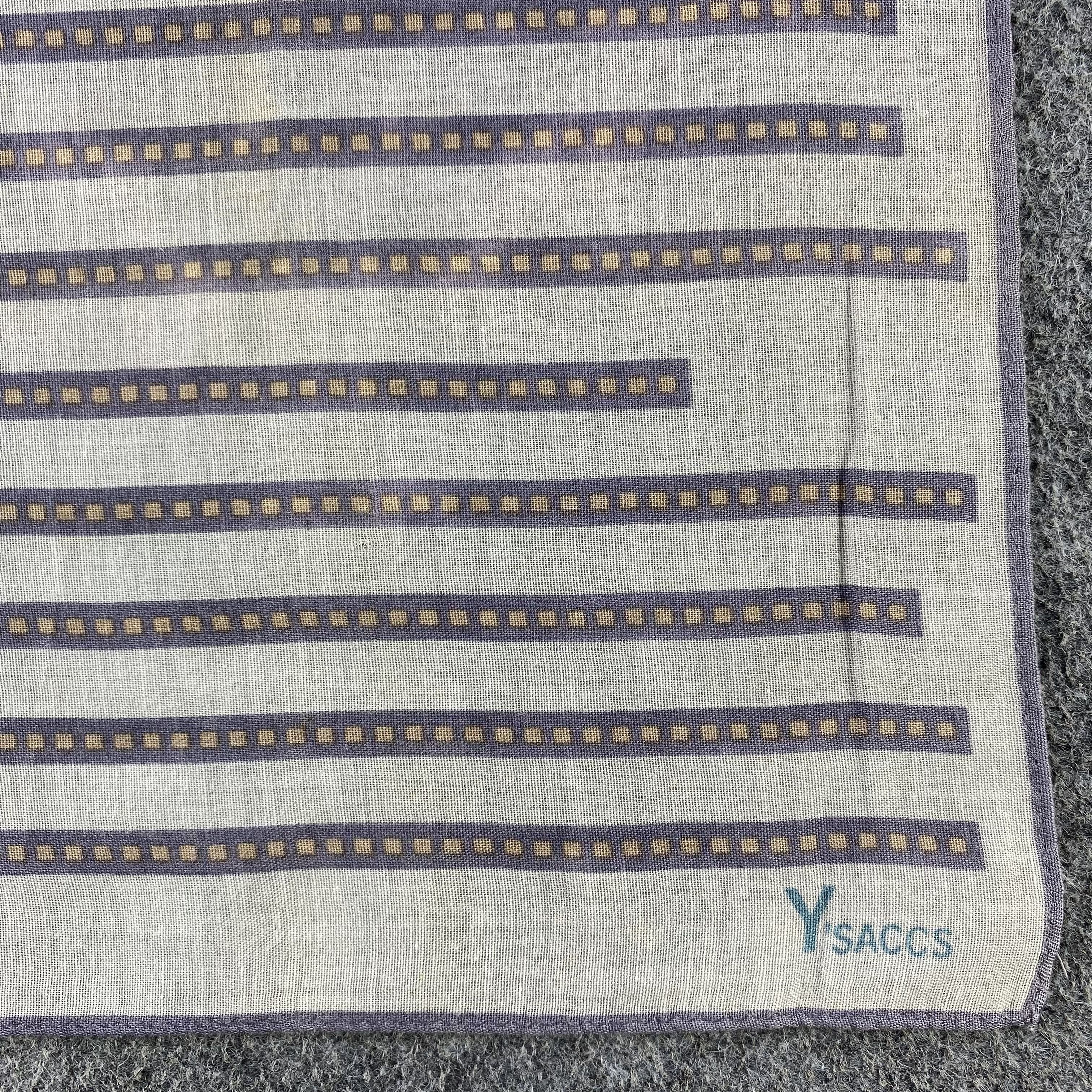 Vintage × Yohji Yamamoto Y'Saccs Handkerchief/Neckerchief/Bandana HC668 Size ONE SIZE - 3 Thumbnail