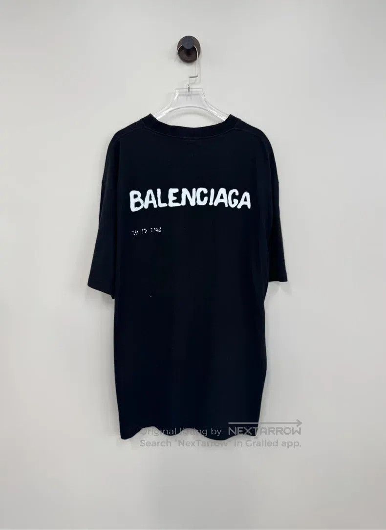 Balenciaga Balenciaga Black short-sleeve with letter print, size M Size US M / EU 48-50 / 2 - 1 Thumbnail