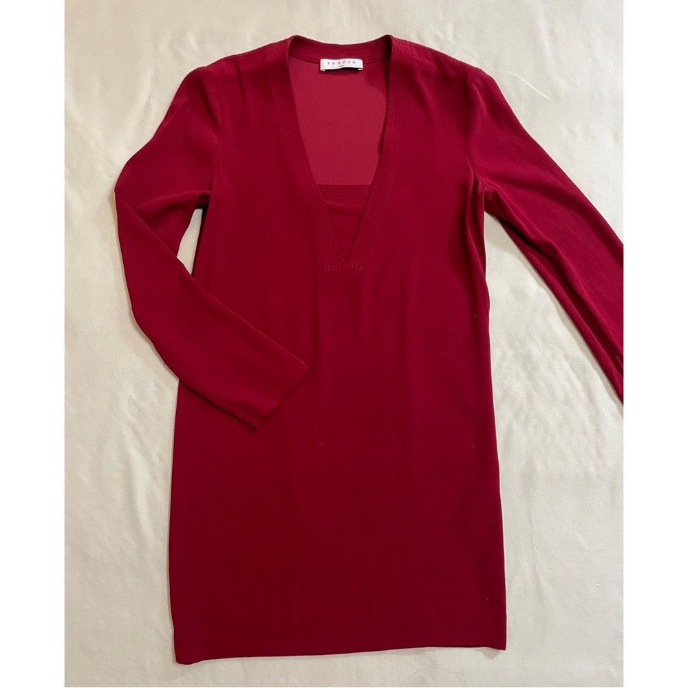 burgundy holiday party dress Christmas Dress Burgundy Mesh Holiday Party FDSLN5234