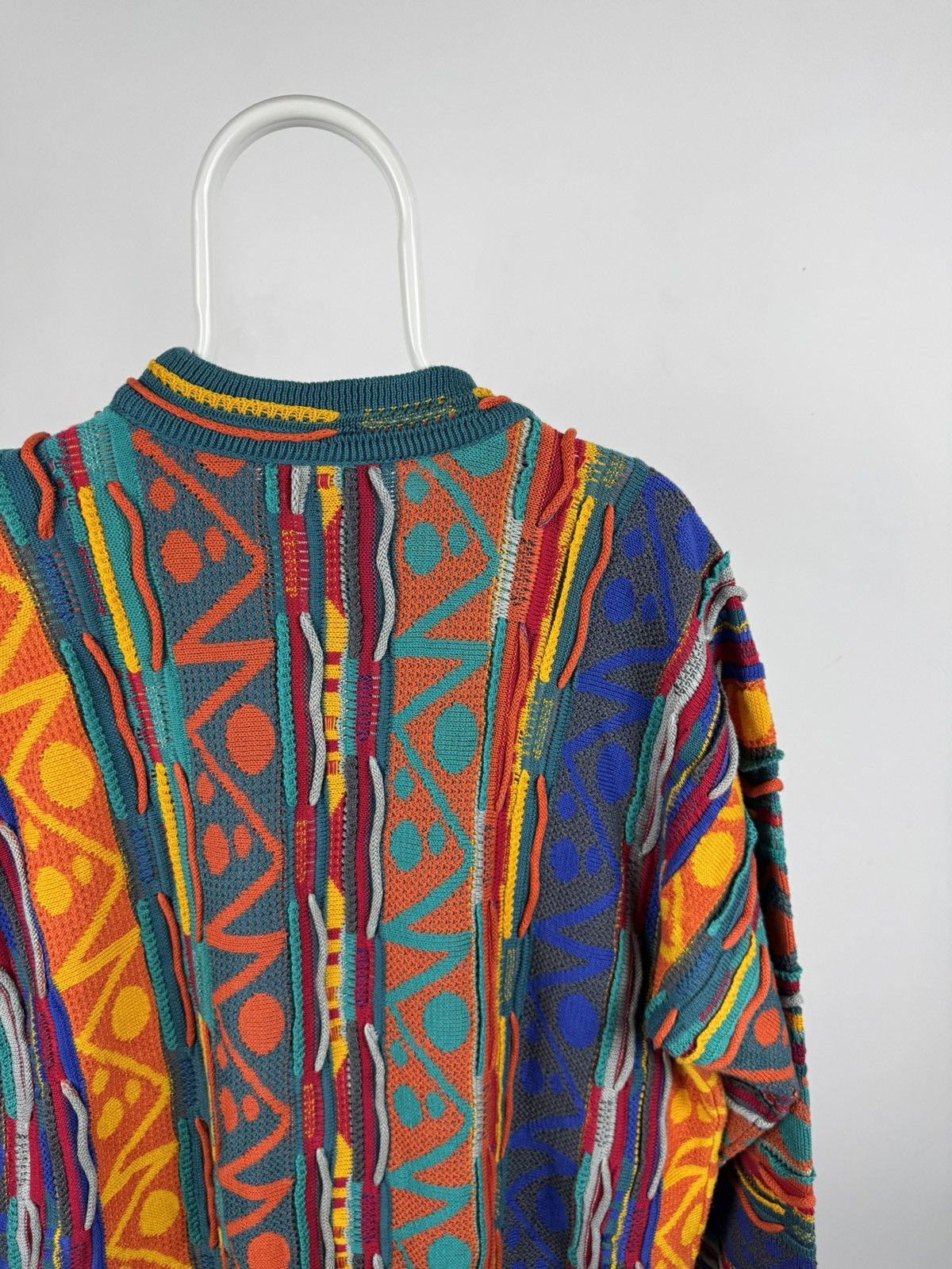 Coogi Vintage Coogi 3D Knit Multicolour Sweater Size US L / EU 52-54 / 3 - 6 Thumbnail