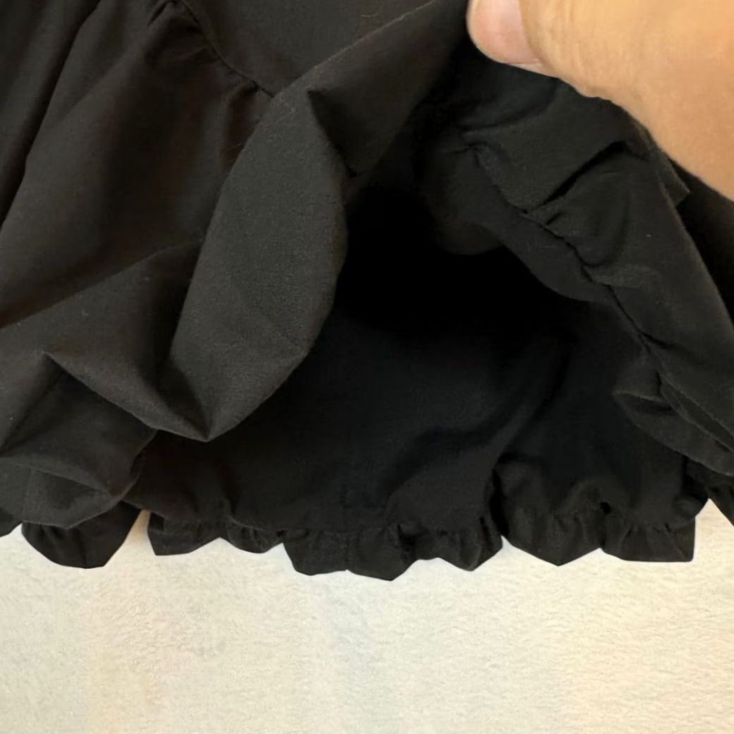 Cider Cider Mini Skirt Women’s M Black Puffy Bottom Polyester Trendy Flare Style W 251 Size 32" / US 10 / IT 46 - 3 Thumbnail