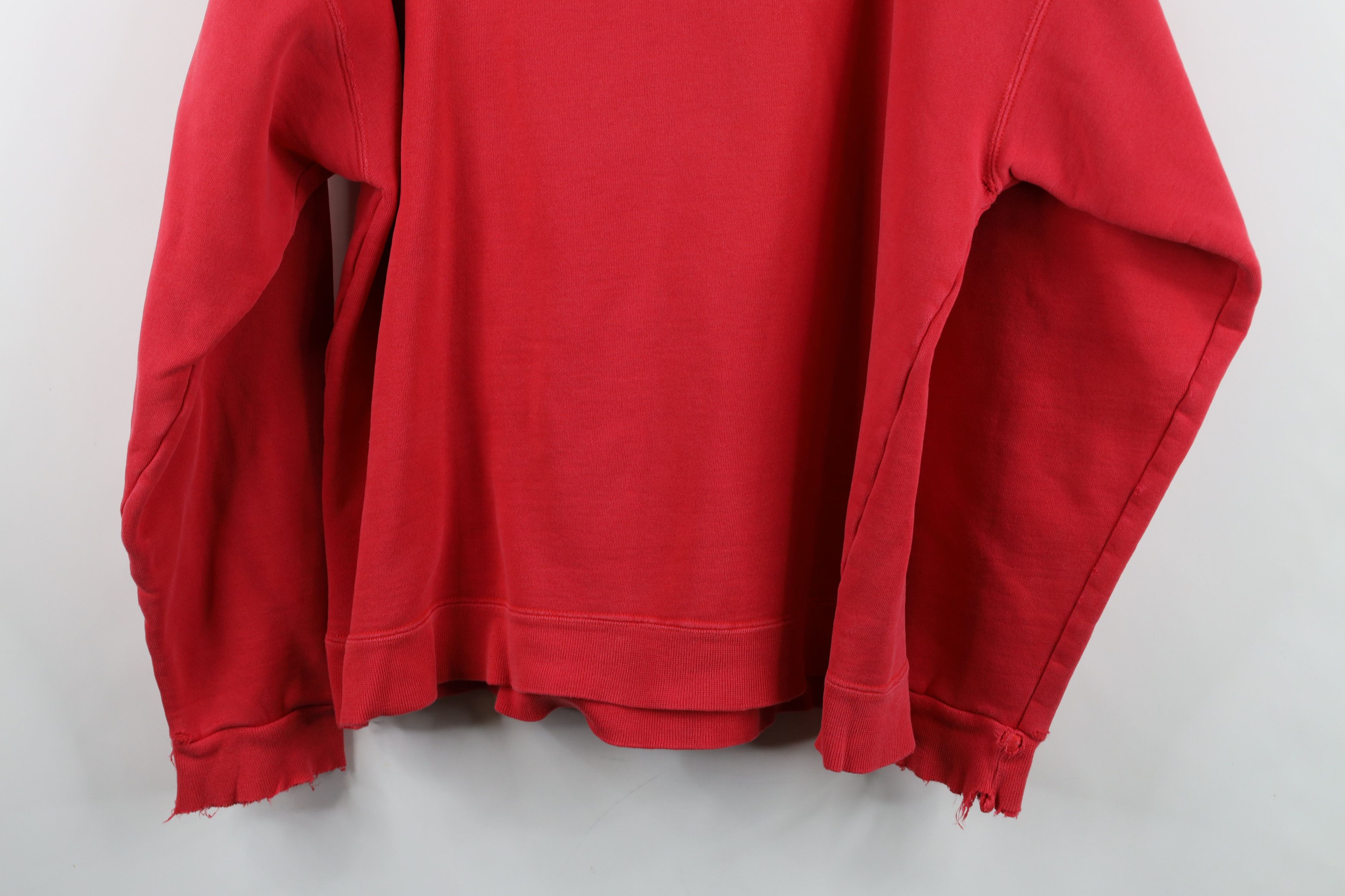 Vintage Vintage 90s Ohio State University Football Sweatshirt Red Size US L / EU 52-54 / 3 - 14 Thumbnail