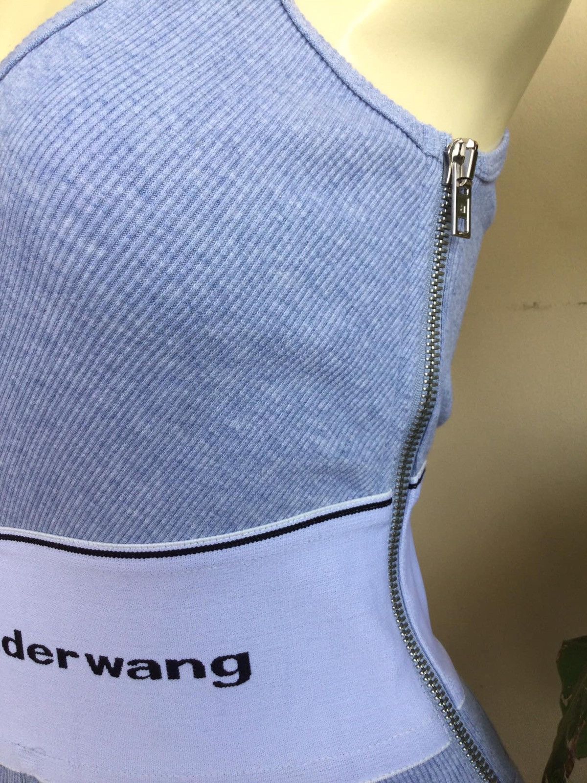 Alexander Wang ALEXANDERWANG ELASTIC BODYCON LOGO DRESS Size S / US 4 / IT 40 - 5 Thumbnail