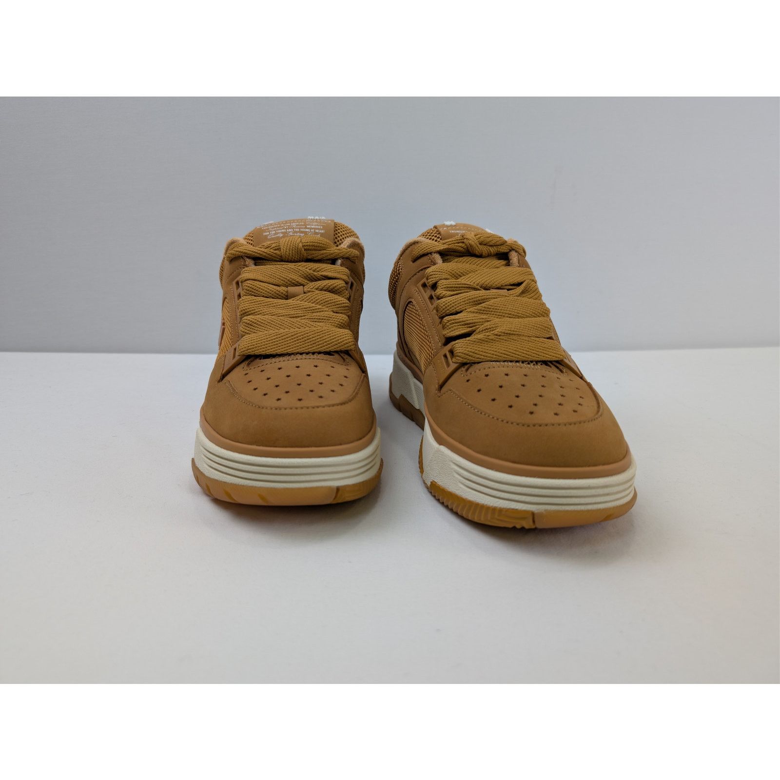 Amiri o1rshd1 Nubuck MA-1 Sneaker shoe in Wheat/Brown Size US 10 / EU 43 - 6 Thumbnail