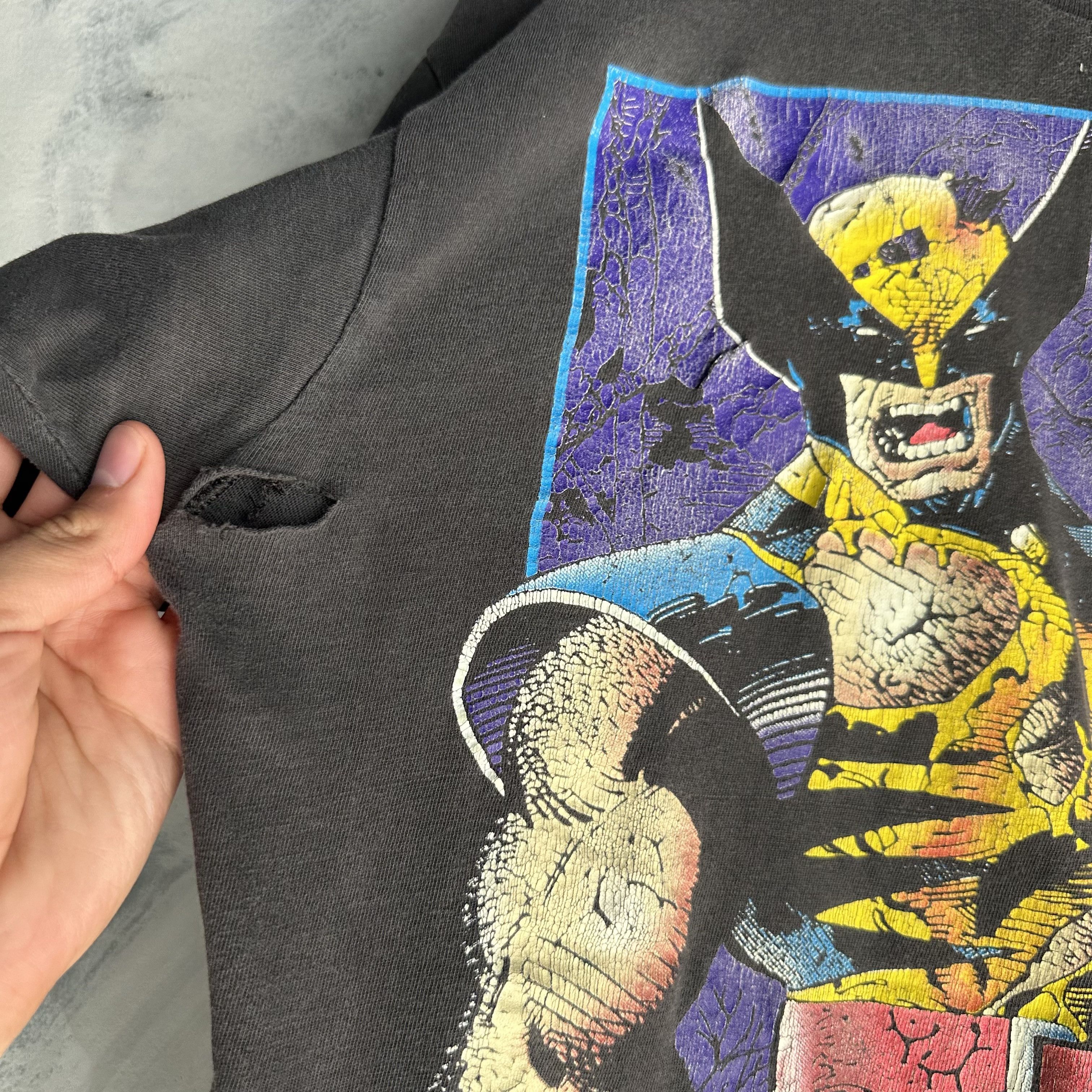 Other Vintage Super Rare 1993 Wolverine X-Men T-shirt XL Size US XL / EU 56 / 4 - 5 Thumbnail