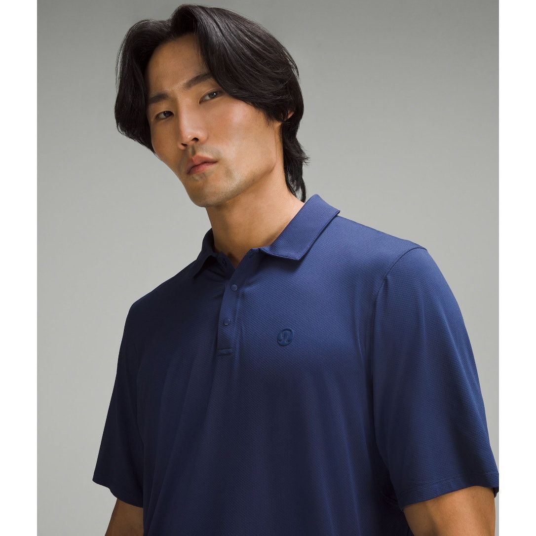 Lululemon Lululemon Snap Front Performance Short Sleeve Polo Blue NWT Size US S / EU 44-46 / 1 - 8 Thumbnail