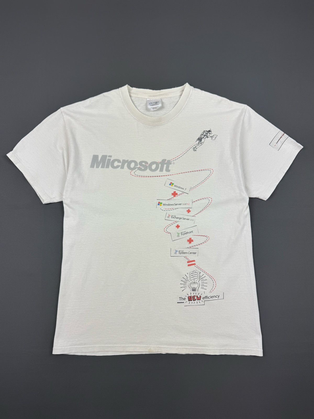 Microsoft Distressed Microsoft Windows Systems T-Shirt Size US L / EU 52-54 / 3 - 1 Thumbnail