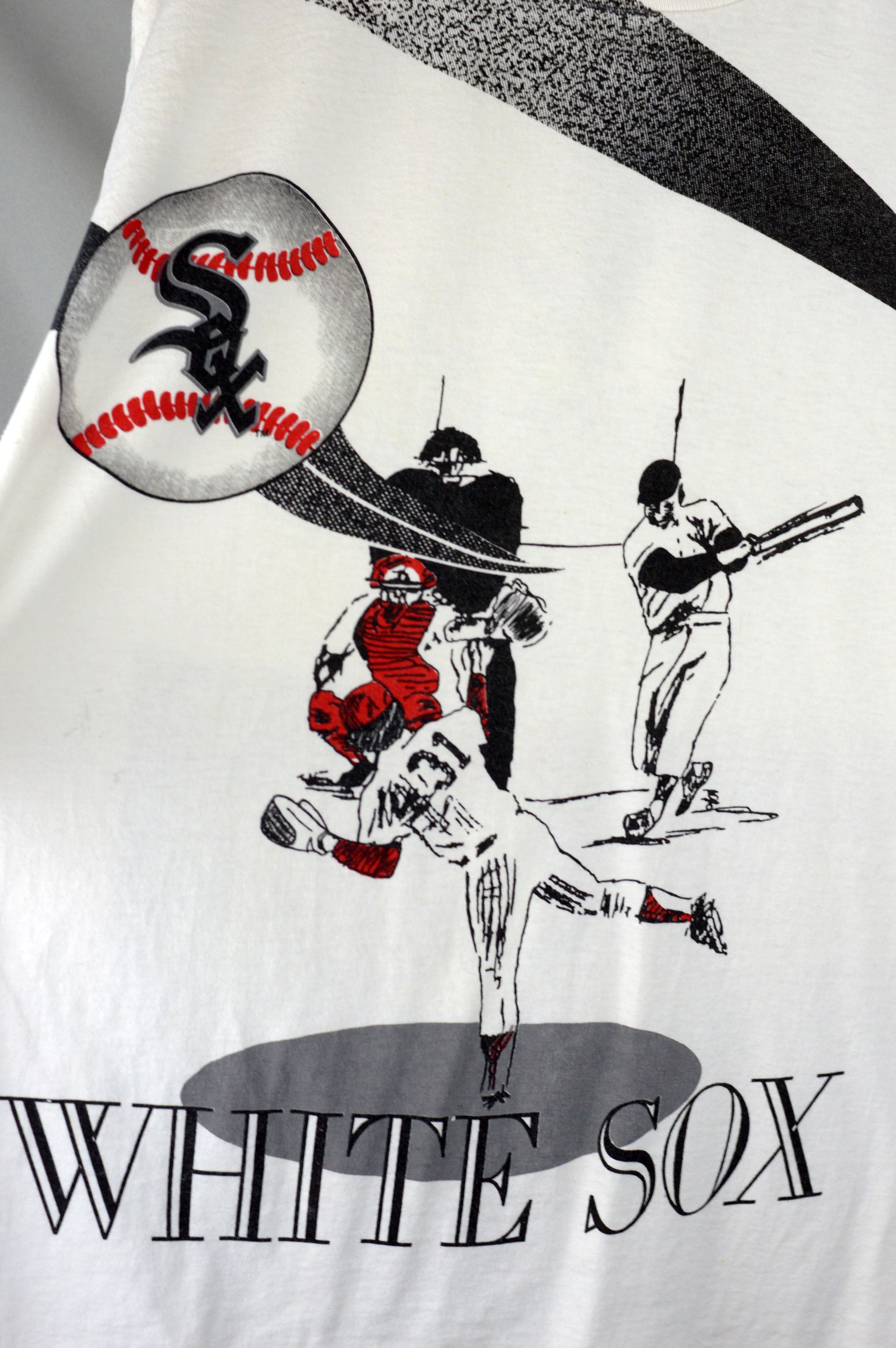 Vintage Vintage Chicago White Sox 1990 t shirt Size US XL / EU 56 / 4 - 3 Thumbnail