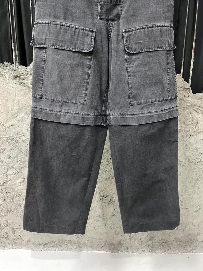 Acne Studios Acne Studios Acne Studios Black Denim Cargo Pants Shorts-2 Size US 44 / EU 60 - 4 Thumbnail