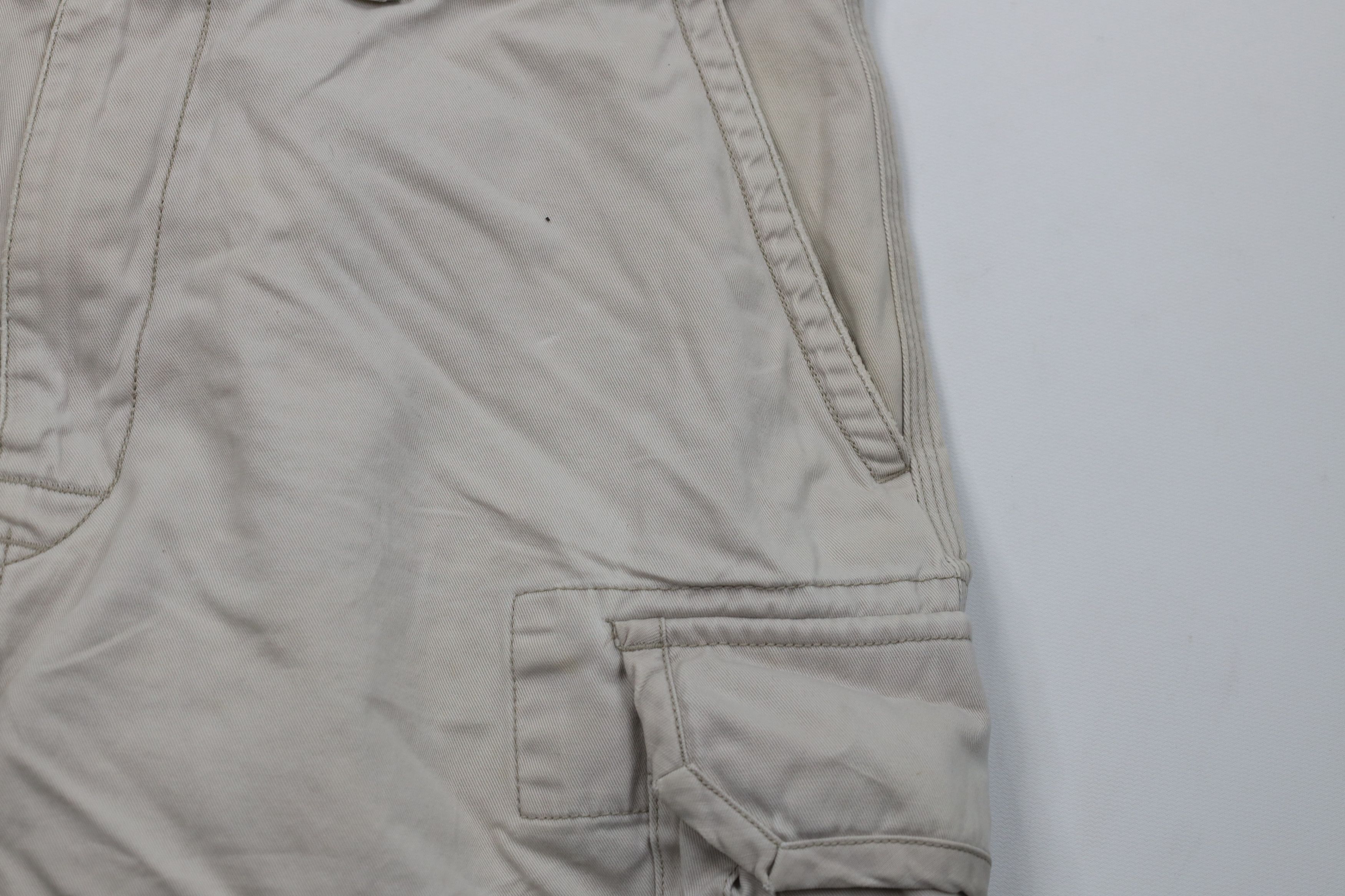 Ralph Lauren Vintage 90s Ralph Lauren Cargo Shorts Beige Cotton Size US 34 / EU 50 - 7 Thumbnail