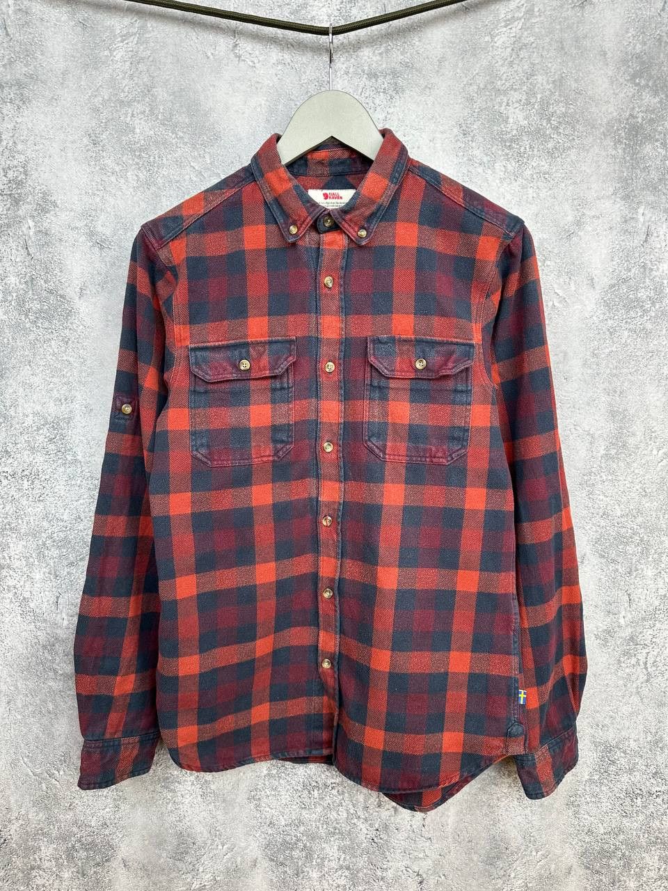 Fjallraven Fjallraven Skog Shirt Flannel Button Up Vintage Plaid Shirt Size US S / EU 44-46 / 1 - 1 Thumbnail